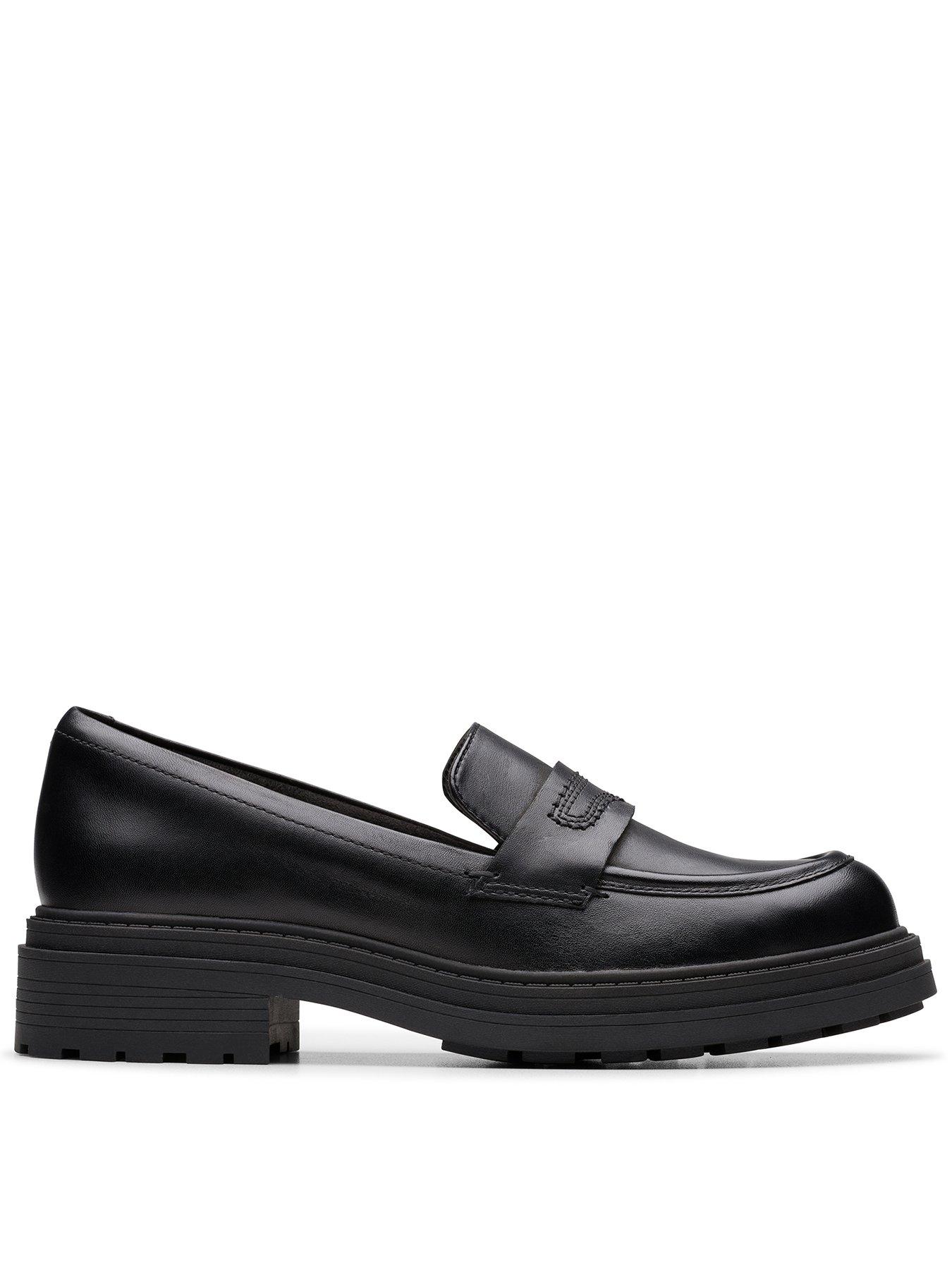 Clarks Orinoco3 Edge Black Leather Loafer