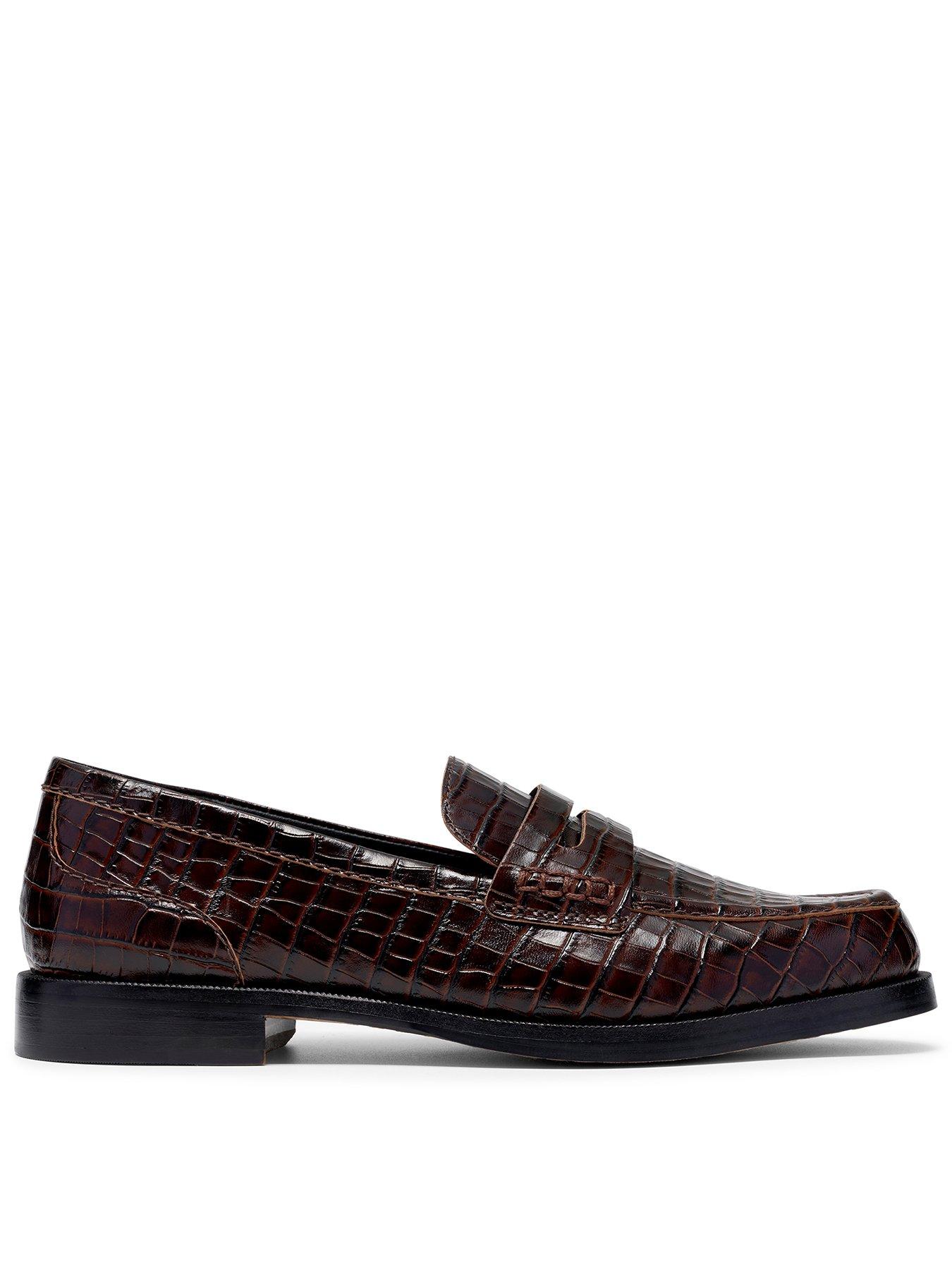 Clarks Straven2 Penny Brown Croc