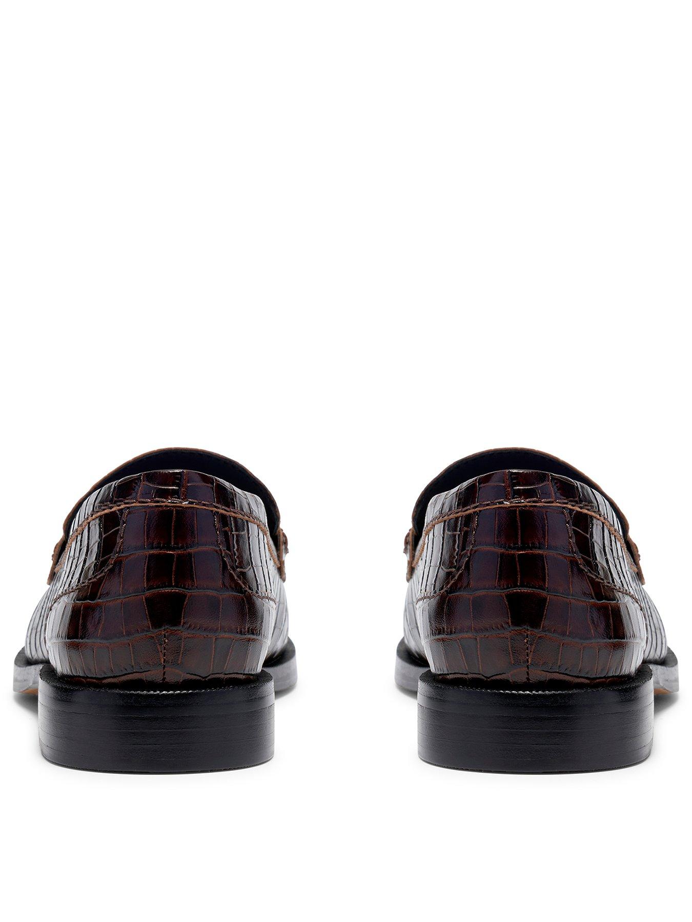 Image 3 of 6 of Clarks Straven2 Penny Loafer - Brown Croc