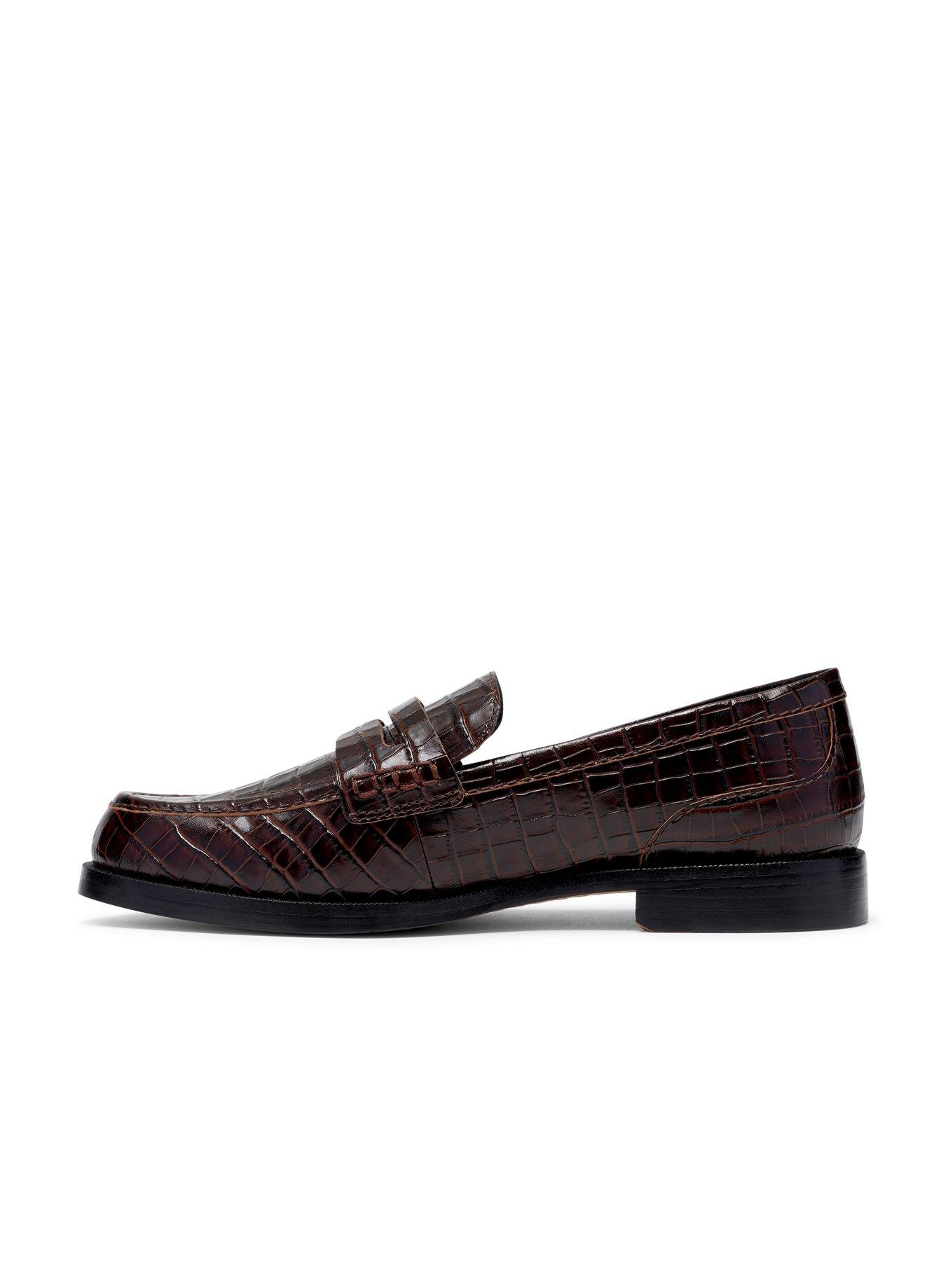 Image 6 of 6 of Clarks Straven2 Penny Loafer - Brown Croc