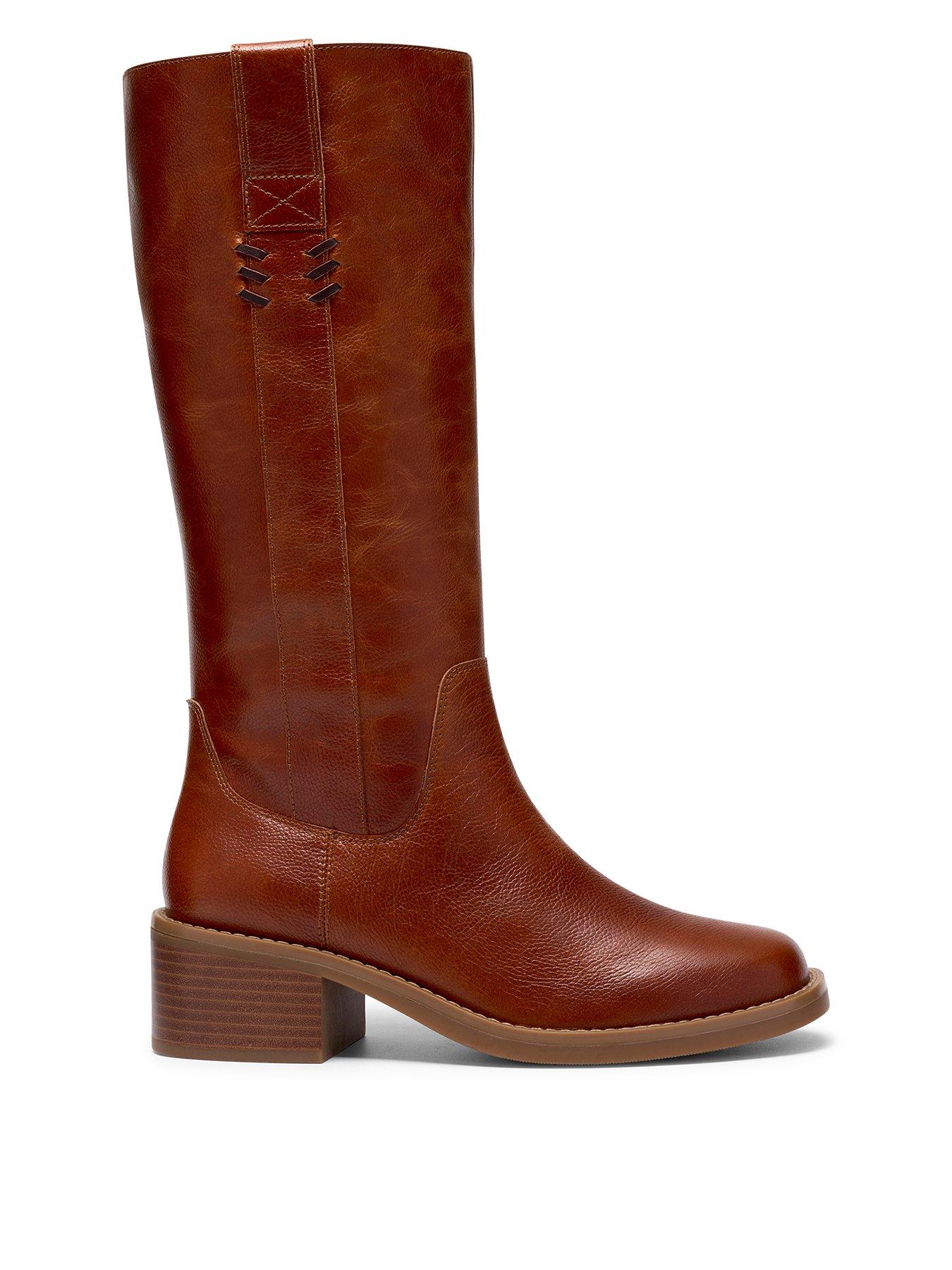 Clarks Digby Ranch Tan Leather Premium Boot