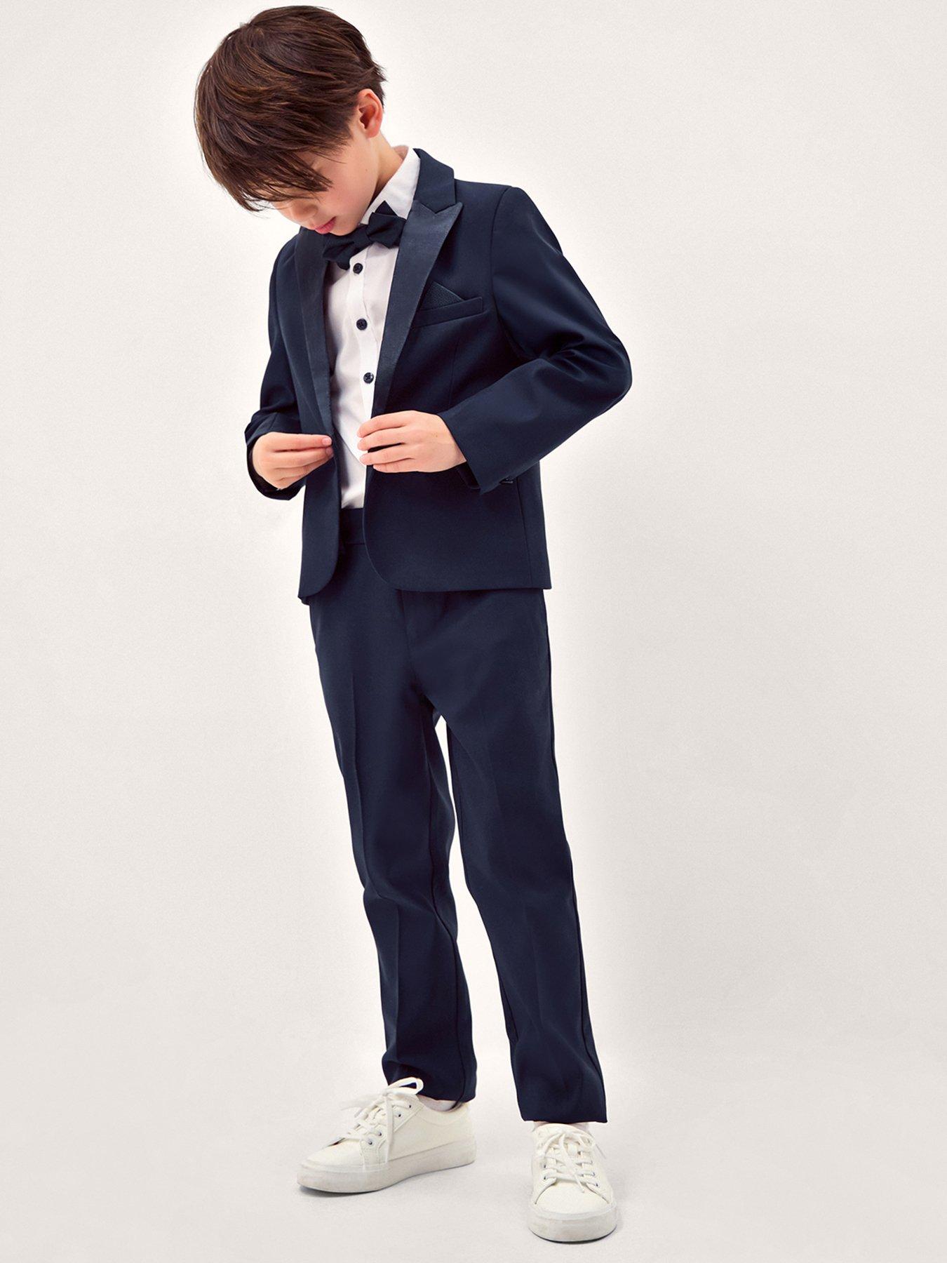 Monsoon Boys Luca Tuxedo Suit - Navy