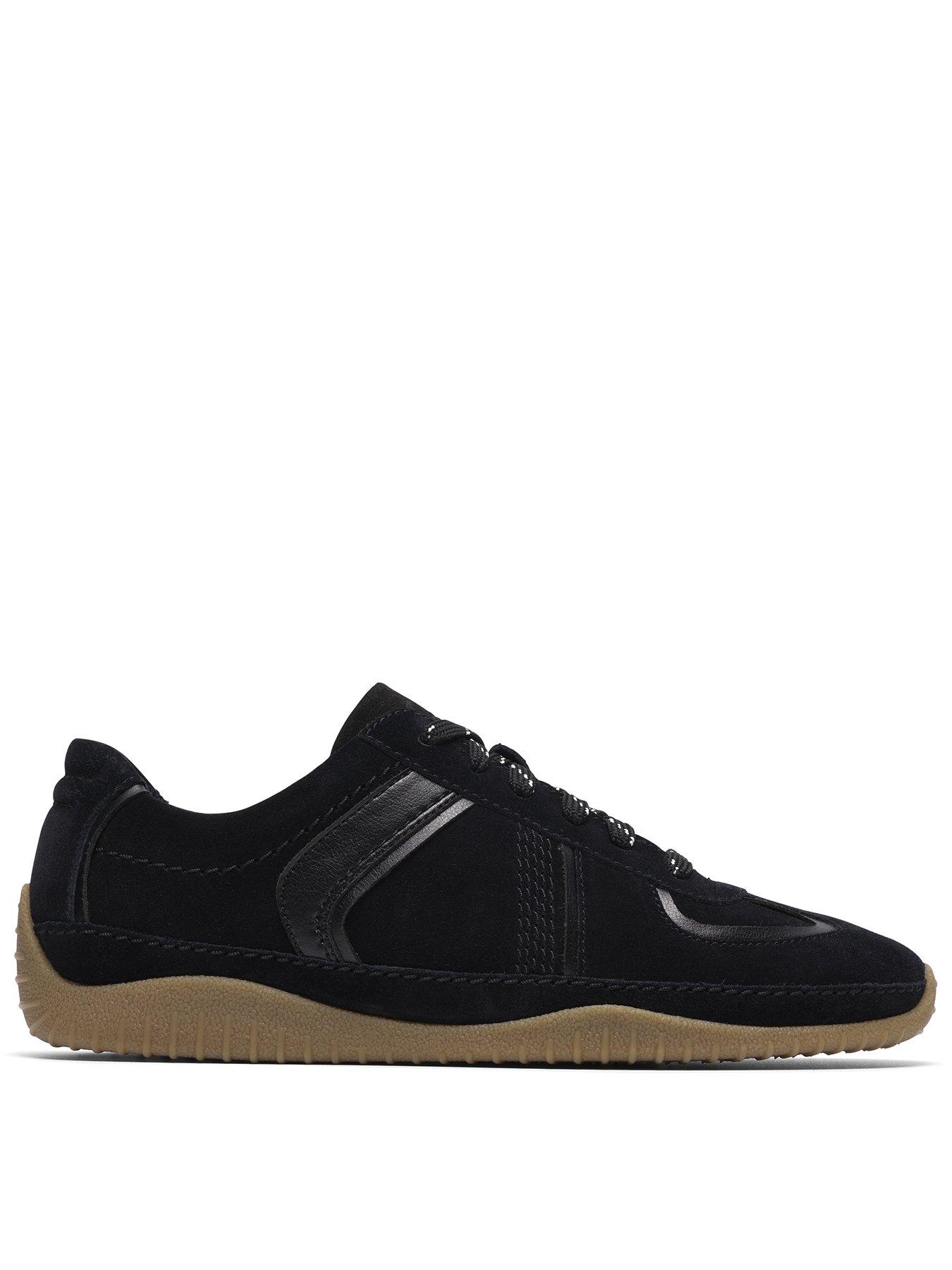 Clarks Meridor Low Profile Black Trainer