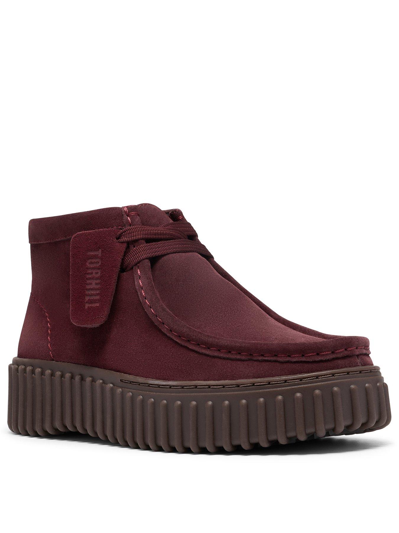 Image 2 of 7 of Clarks Suede Torhill Moss Boot - Burgundy