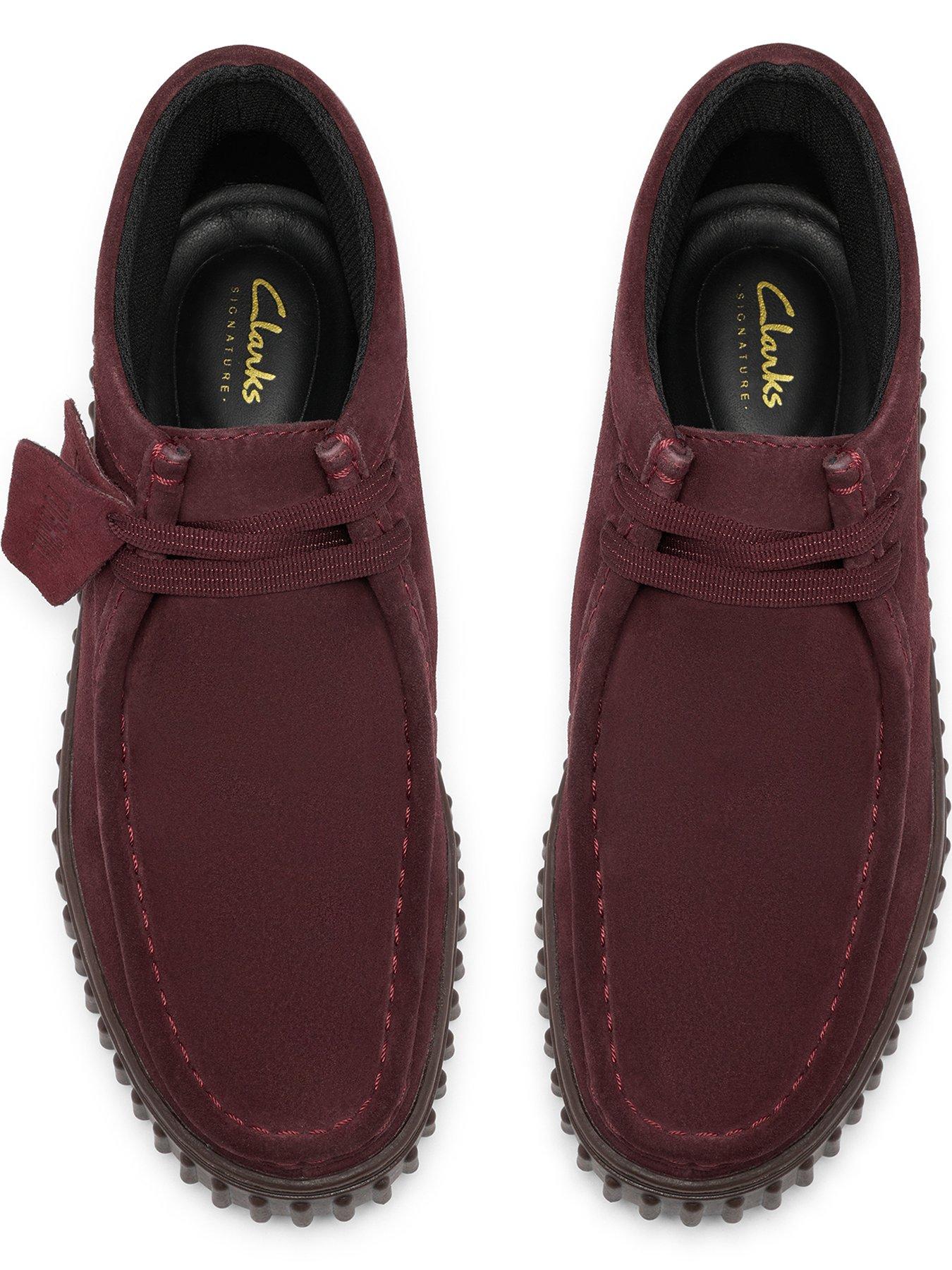 Image 4 of 7 of Clarks Suede Torhill Moss Boot - Burgundy