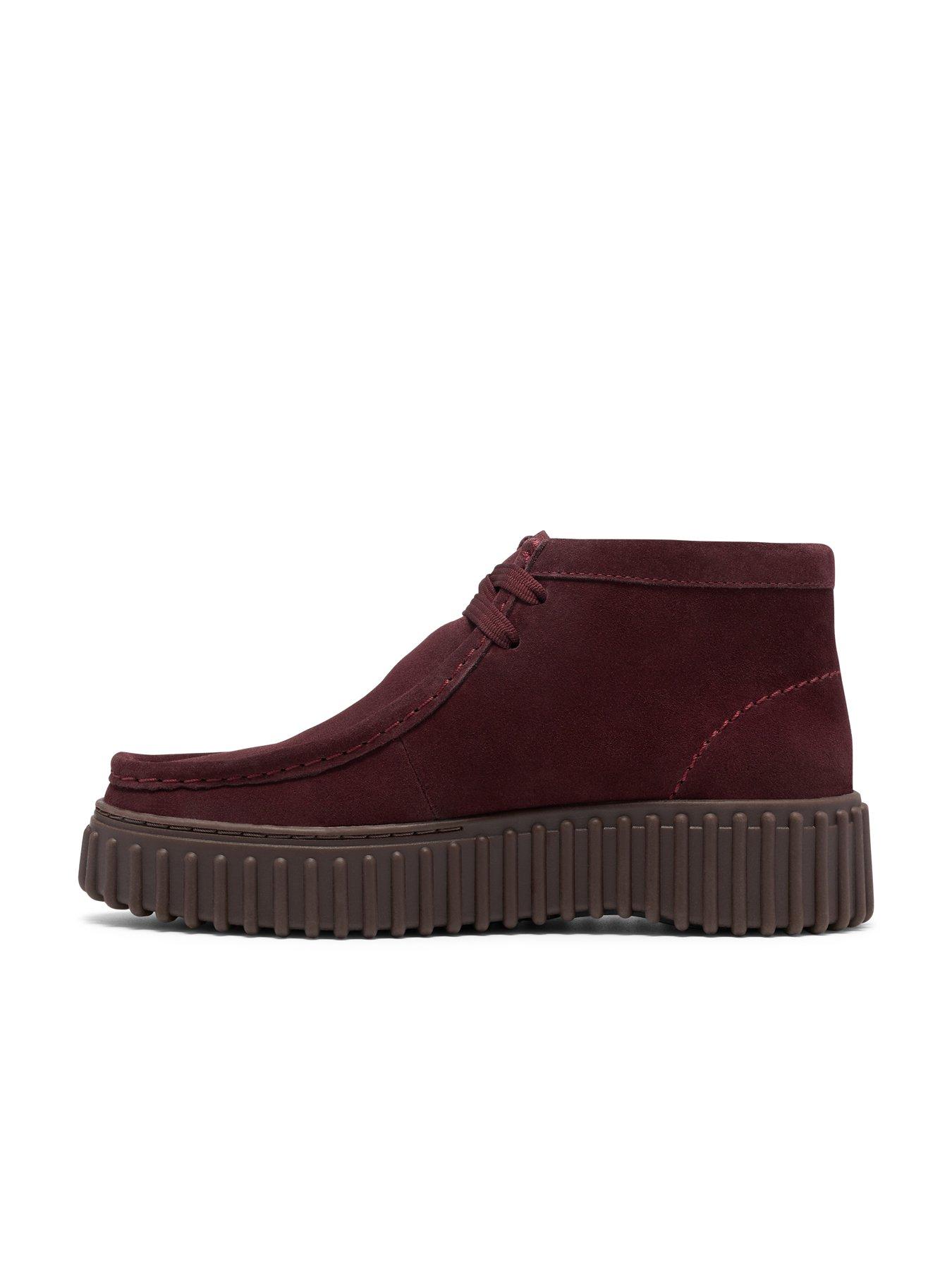Image 6 of 7 of Clarks Suede Torhill Moss Boot - Burgundy