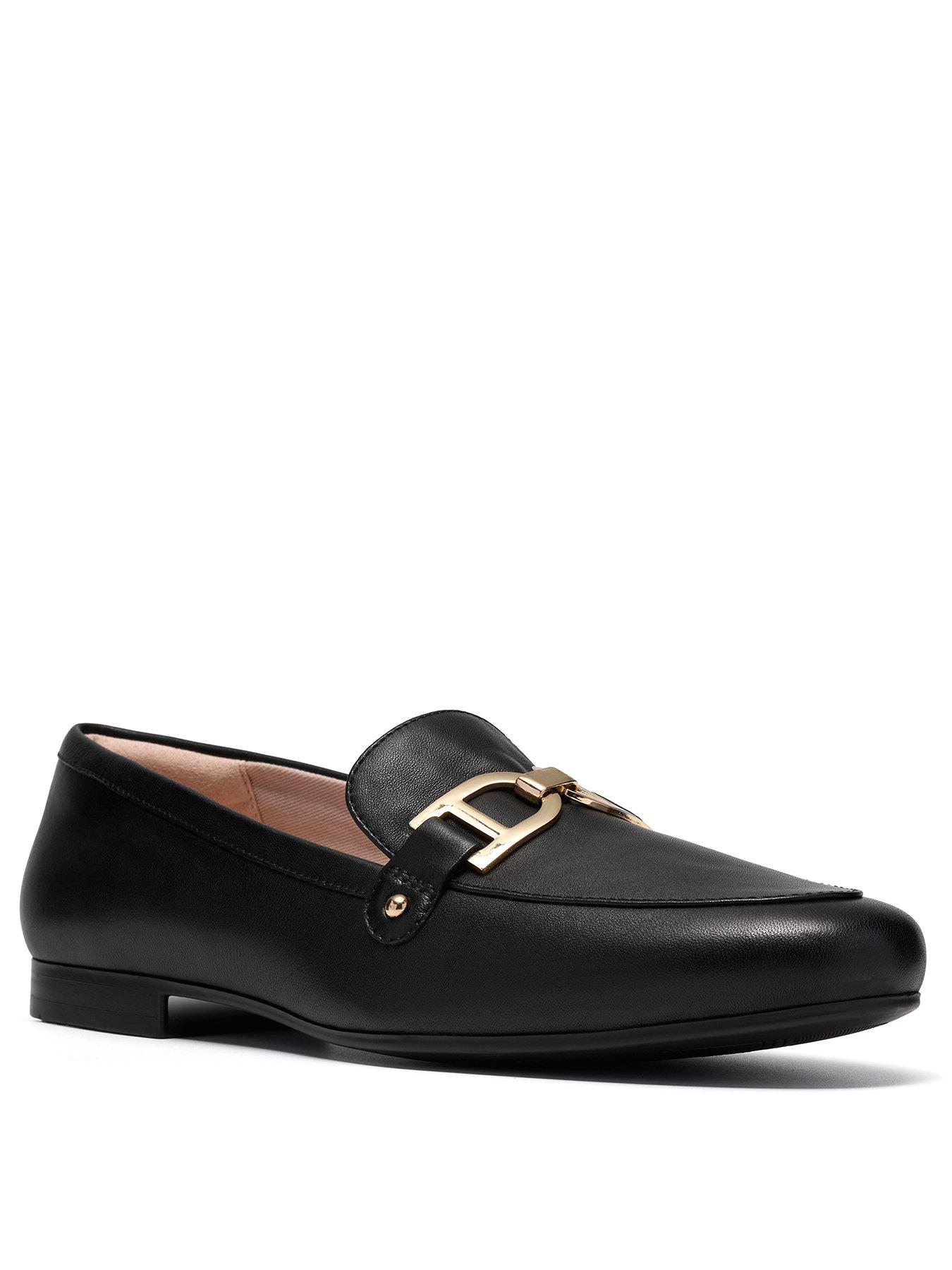Image 2 of 6 of Clarks Tamna Trim Loafer - Black Leather