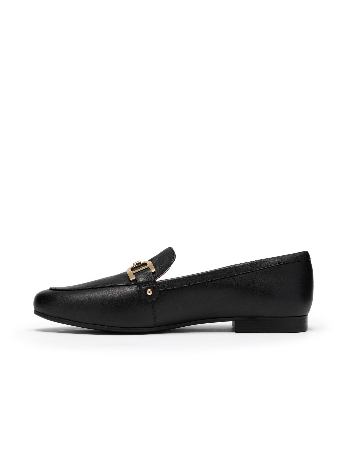 Image 6 of 6 of Clarks Tamna Trim Loafer - Black Leather