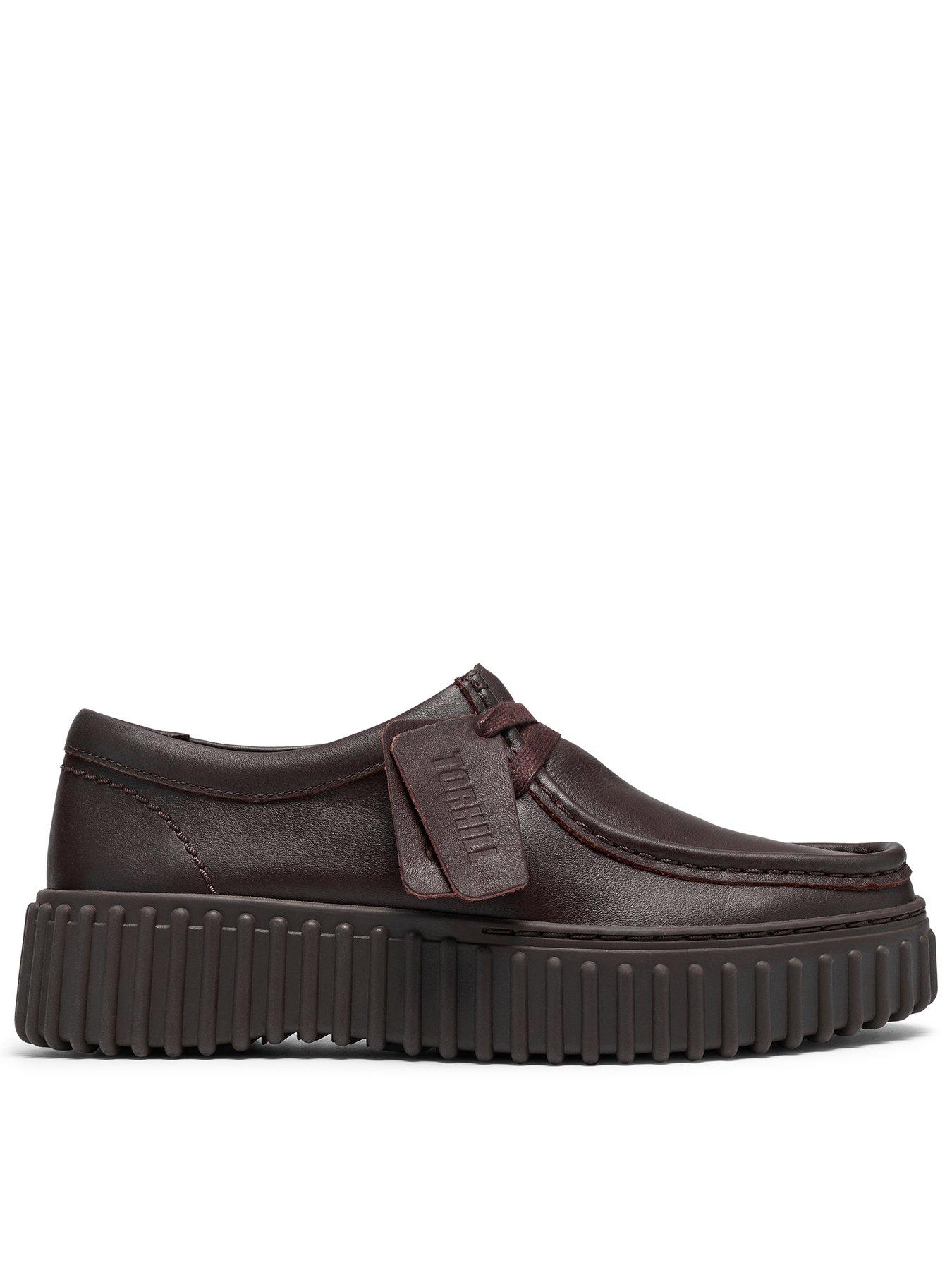 Clarks Dark Brown Leather Torhill Bee