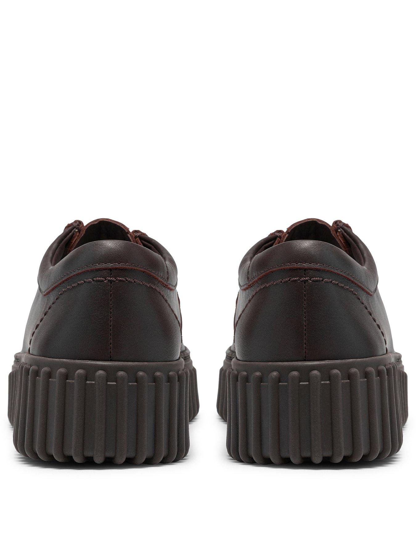 Image 3 of 7 of Clarks Leather Torhill Bee - Dark Brown