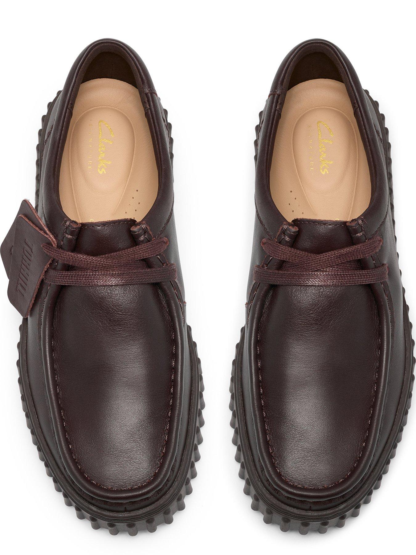Image 4 of 7 of Clarks Leather Torhill Bee - Dark Brown