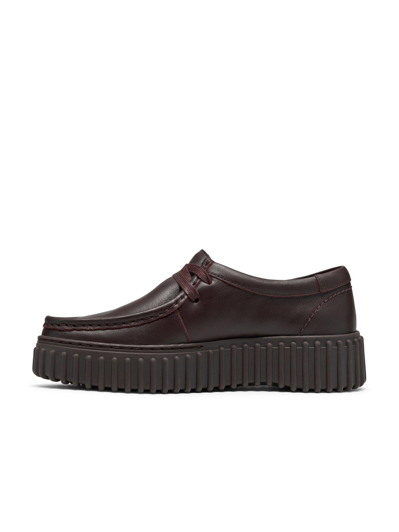 Image 6 of 7 of Clarks Leather Torhill Bee - Dark Brown