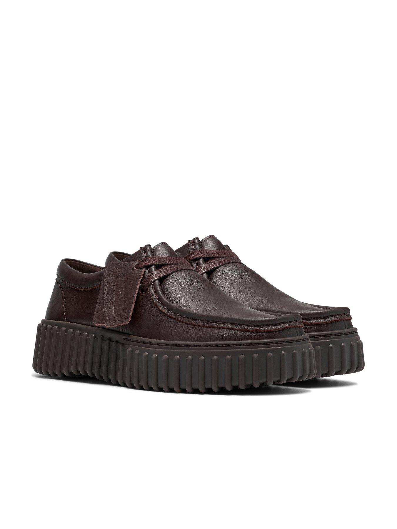 Image 7 of 7 of Clarks Leather Torhill Bee - Dark Brown