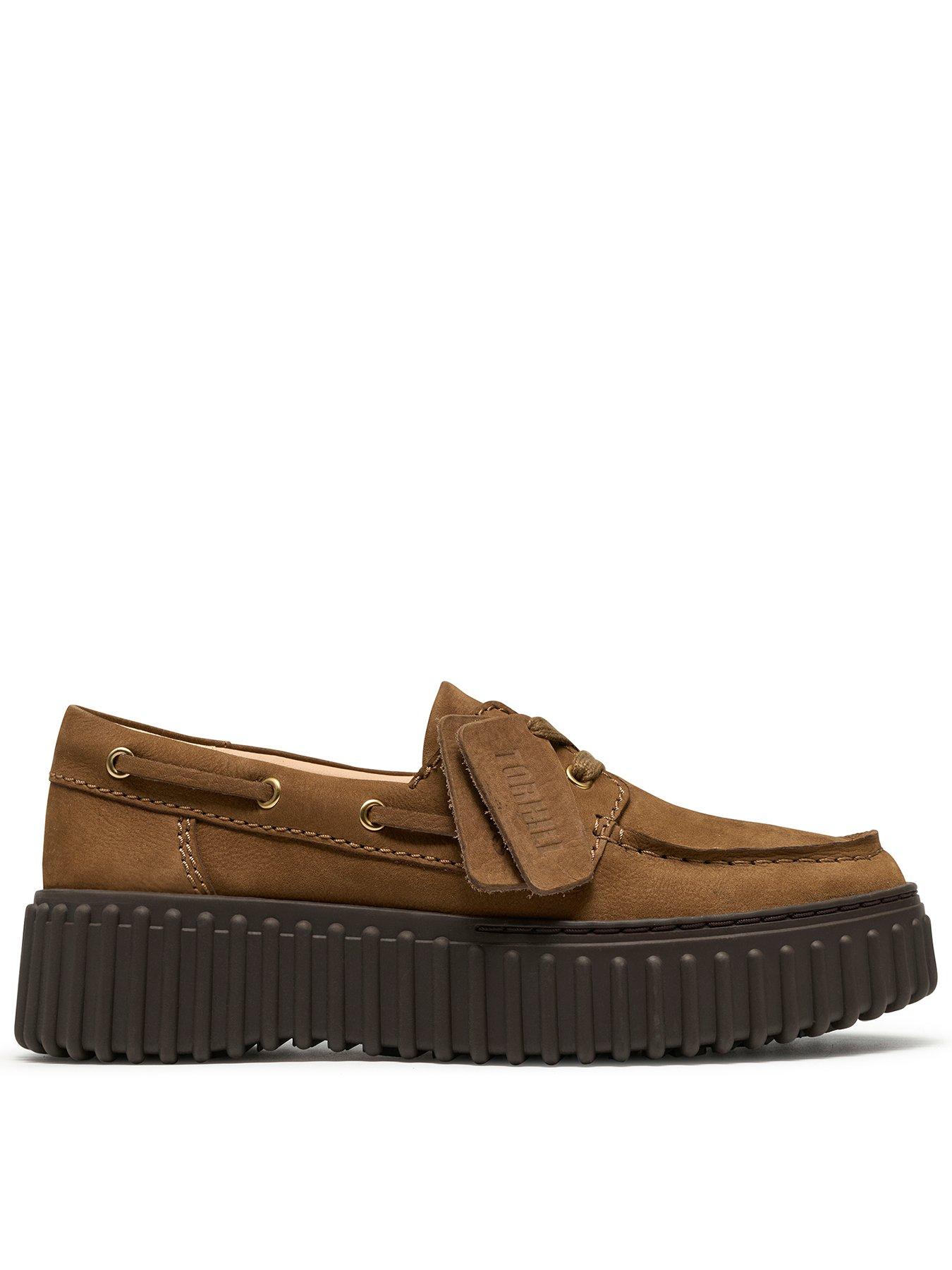 Clarks Walnut Torhill Boat Shoe