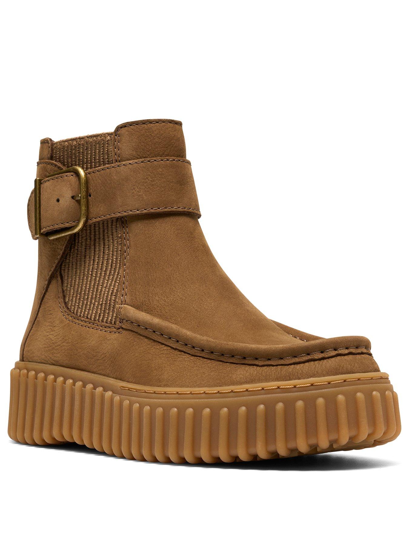 Image 2 of 6 of Clarks Walnut Torhill Buckle Boot - Brown