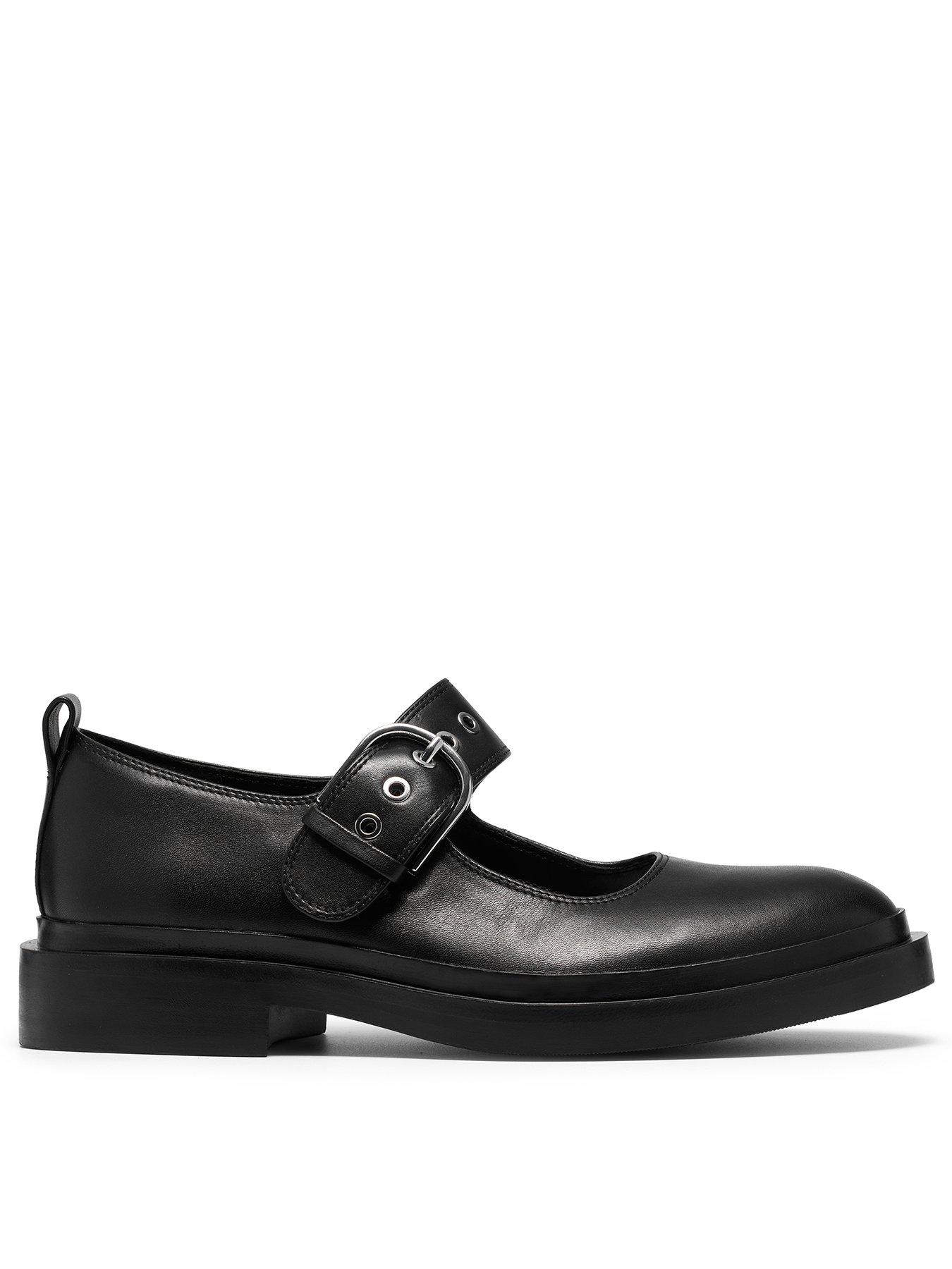 Clarks Previa Bar Black Matt Mary Jane