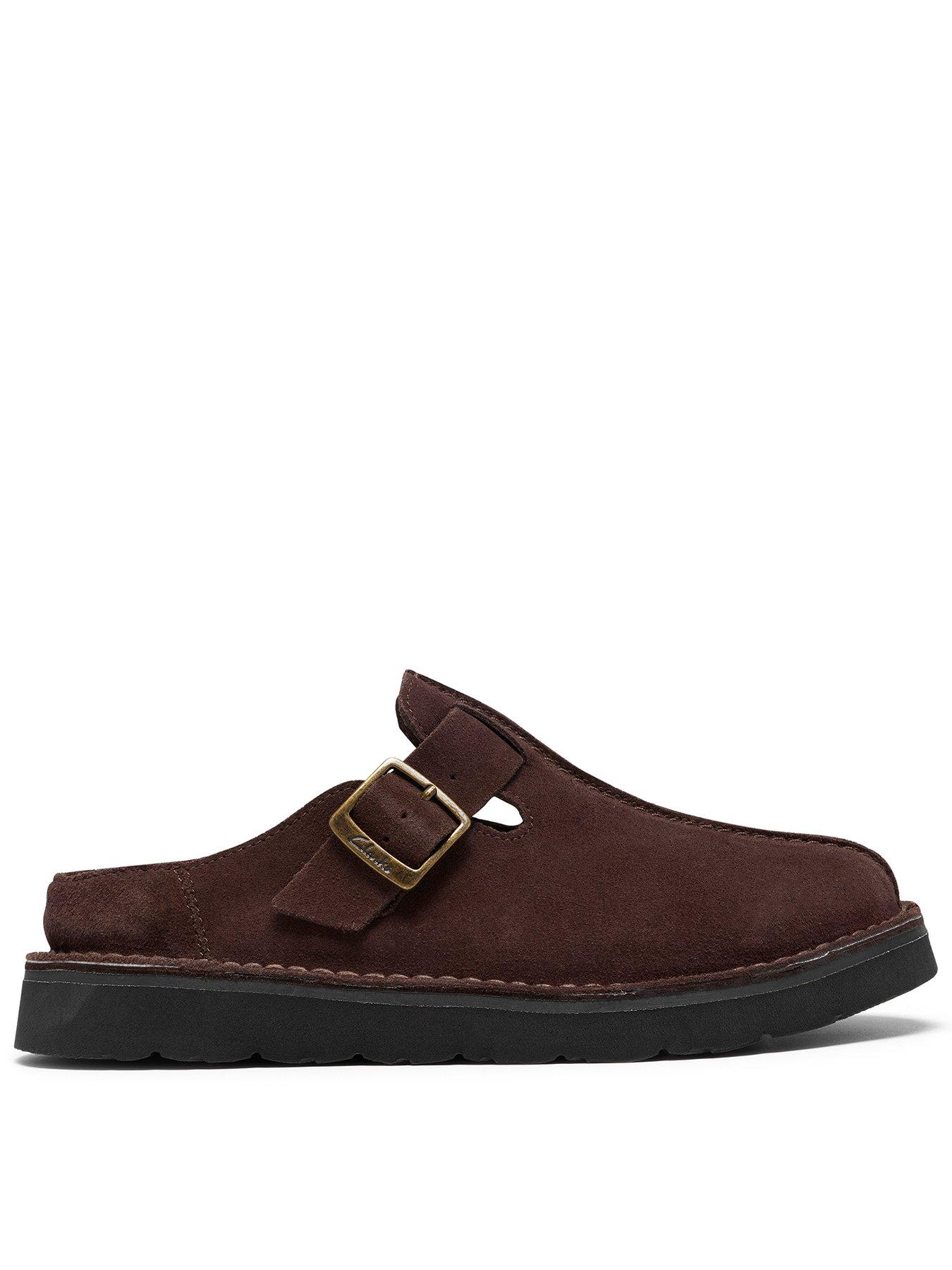 Clarks Solsbury Dark Brown Mule