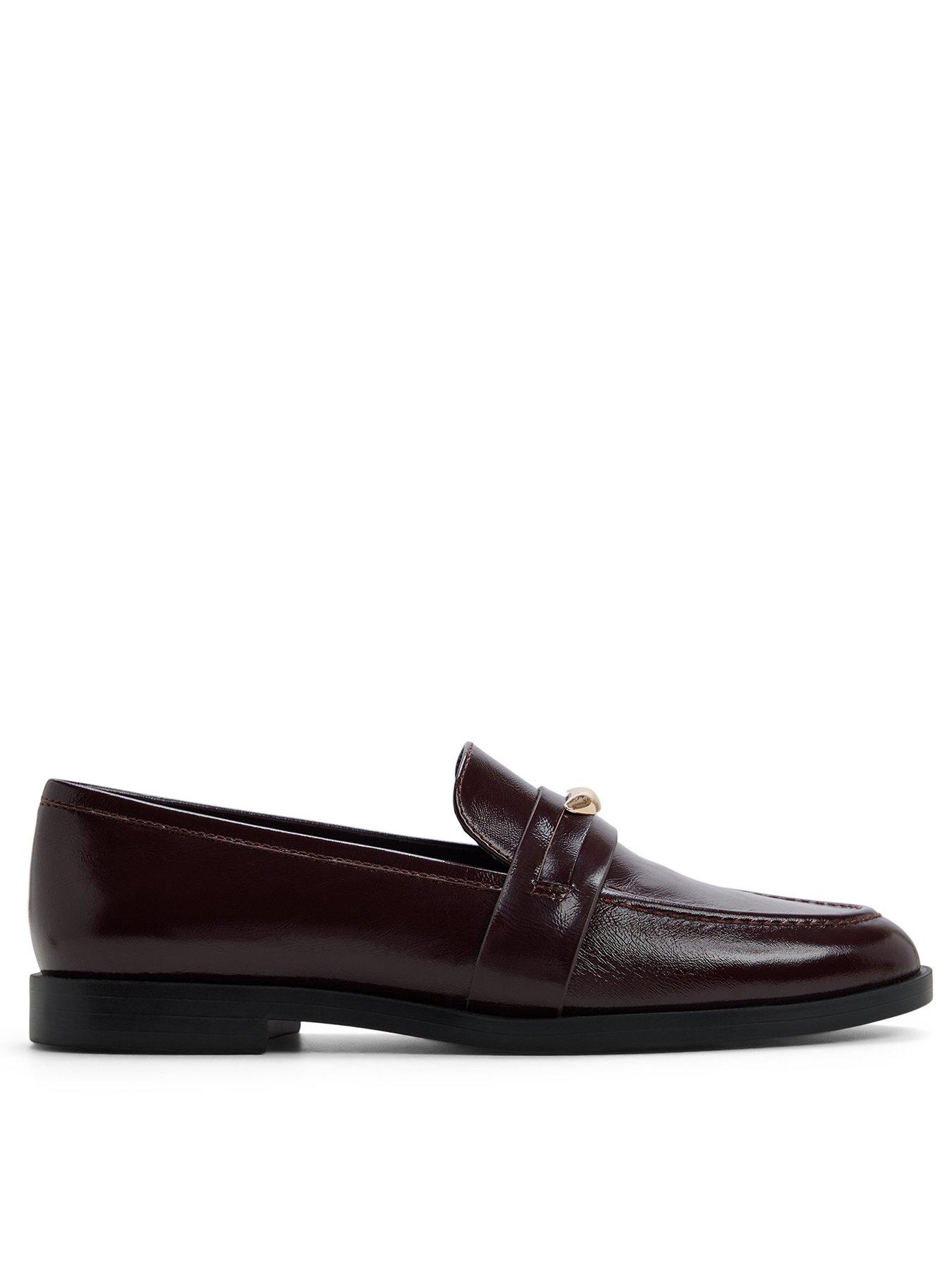 Aldo Ellya Slip On Loafers - Red