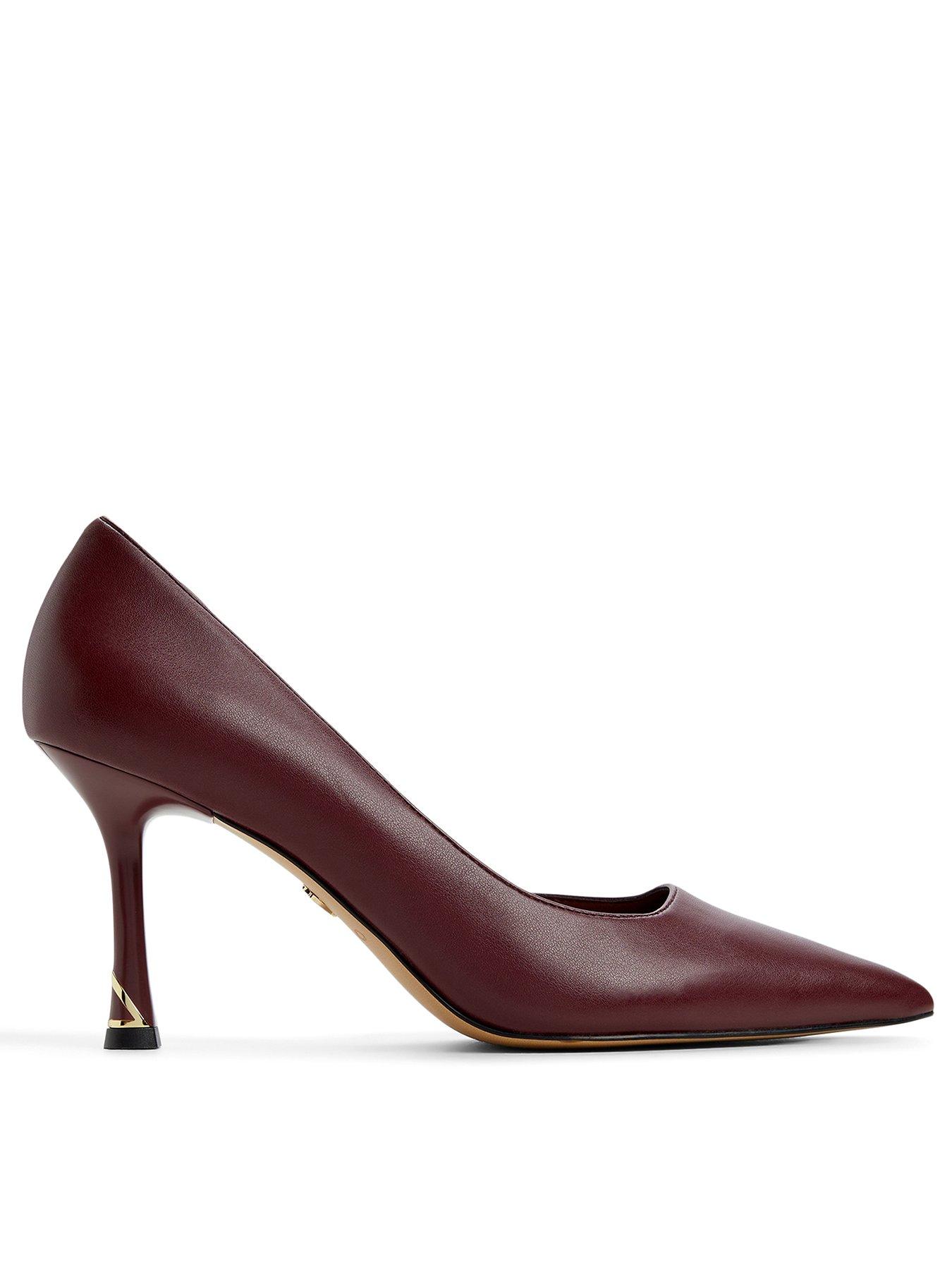 Aldo Livianna Pointed Toe Stiletto Court Shoes - Red