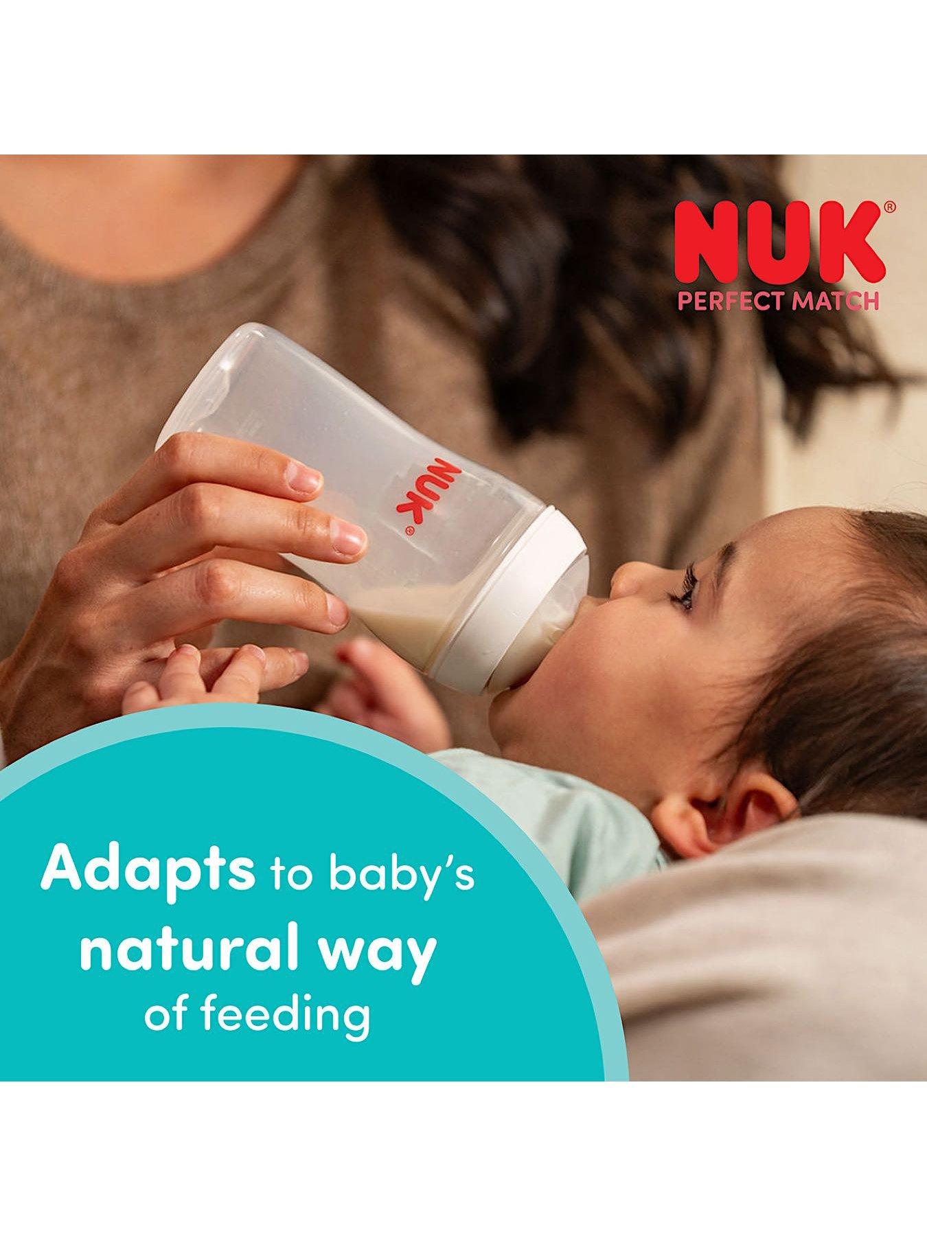 Image 3 of 6 of Nuk Perfect Match Feeding Bottles 260Ml 4 Pack