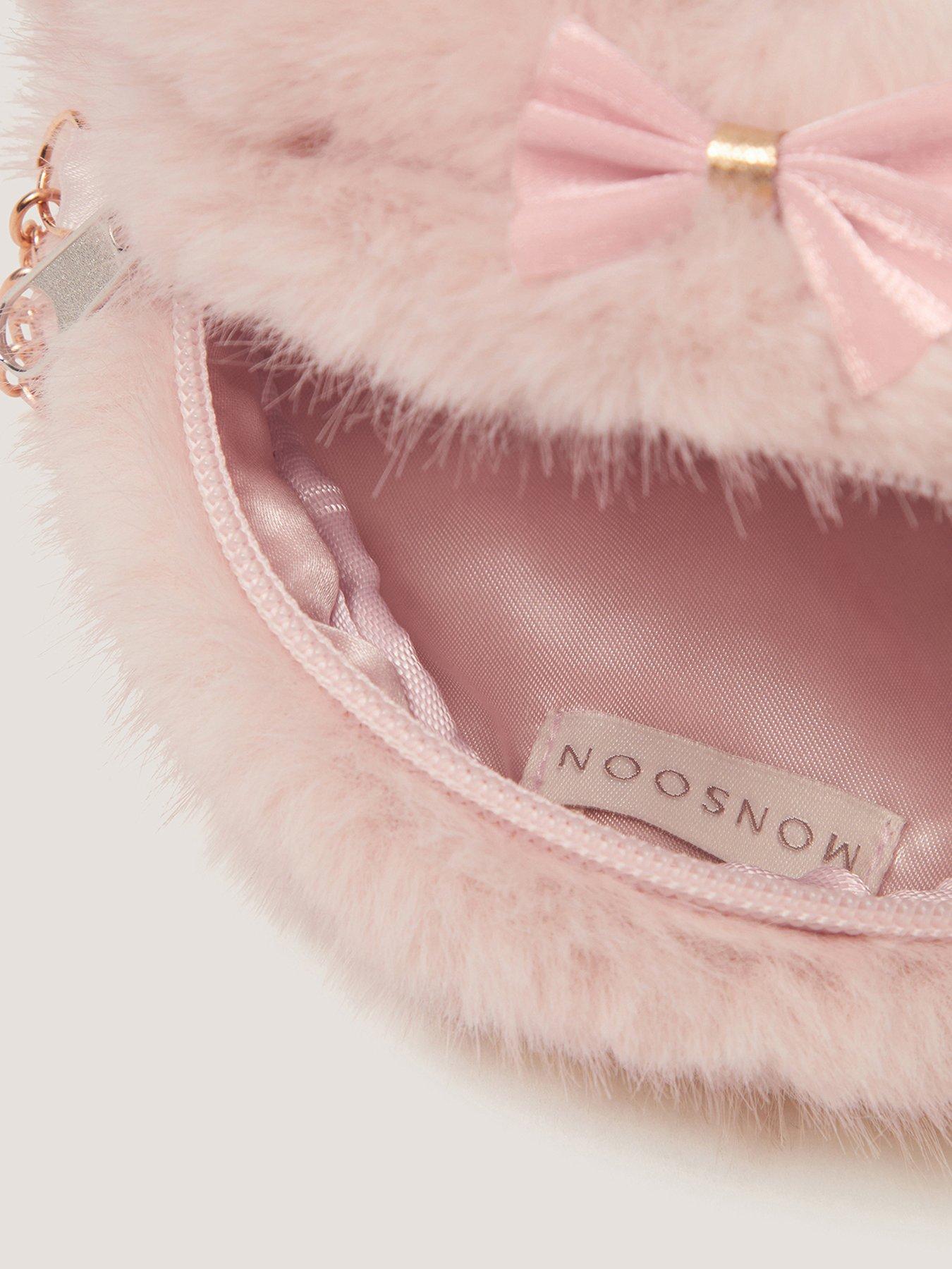 Image 4 of 4 of Monsoon Girls Fluffy Bunny Bag - Pink