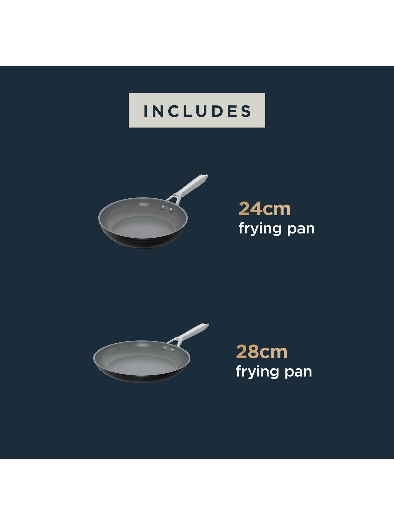 Image 2 of 2 of NINJA Ceramic Pro 2 Piece Frying Pan Set Black