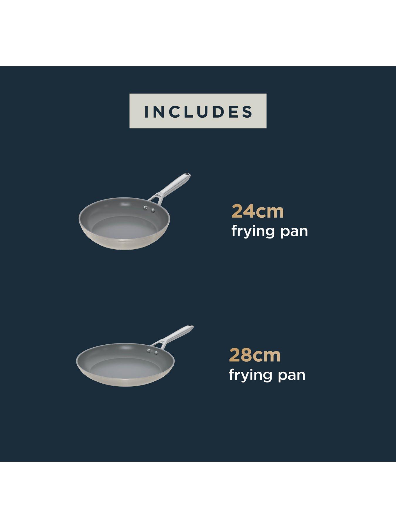 Image 2 of 2 of NINJA Ceramic Pro 2 Piece Frying Pan Set Stone