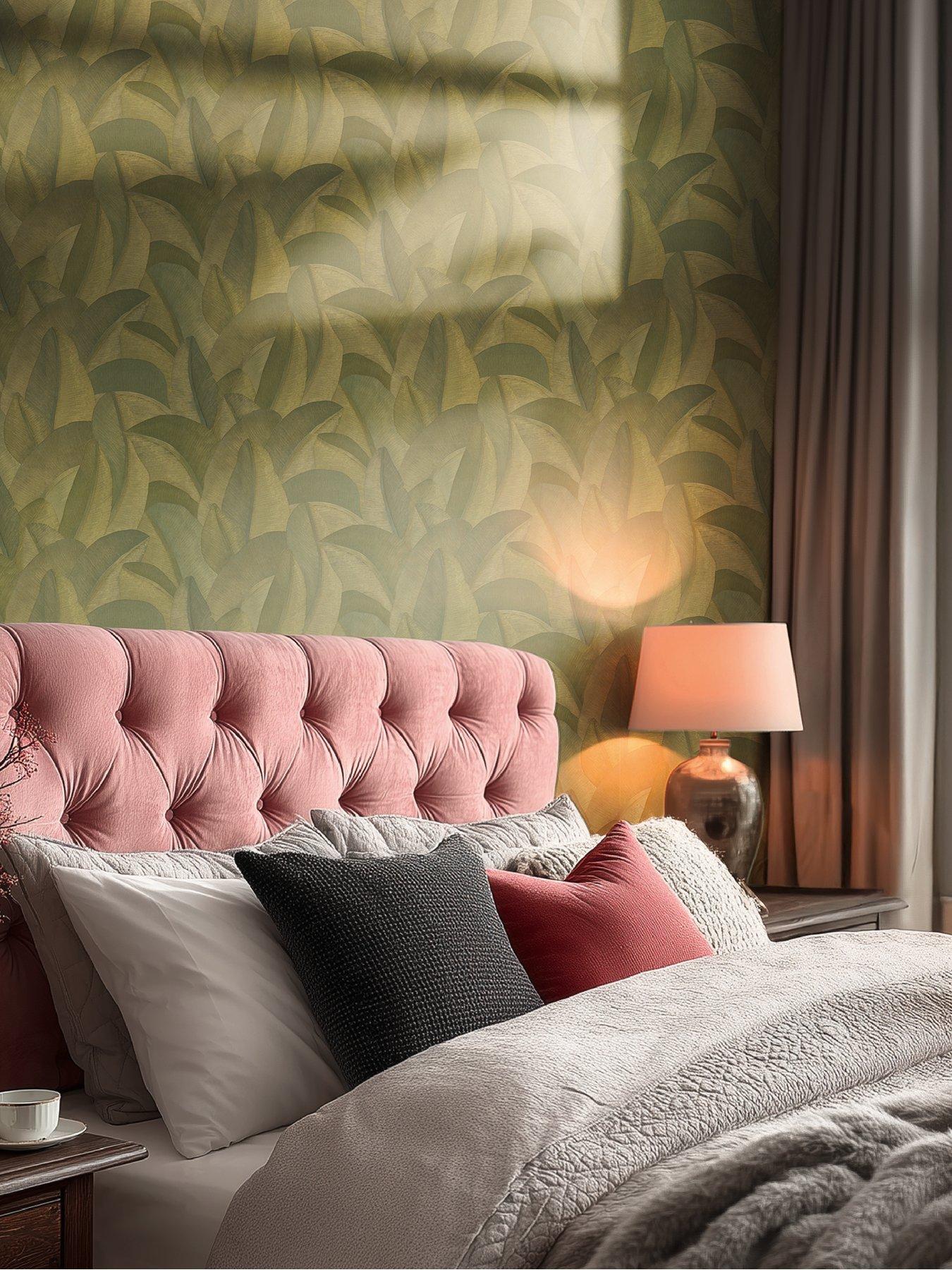 AS Creation Metropolitan Vibes Tropical Leaf Green Non Woven Wallpaper