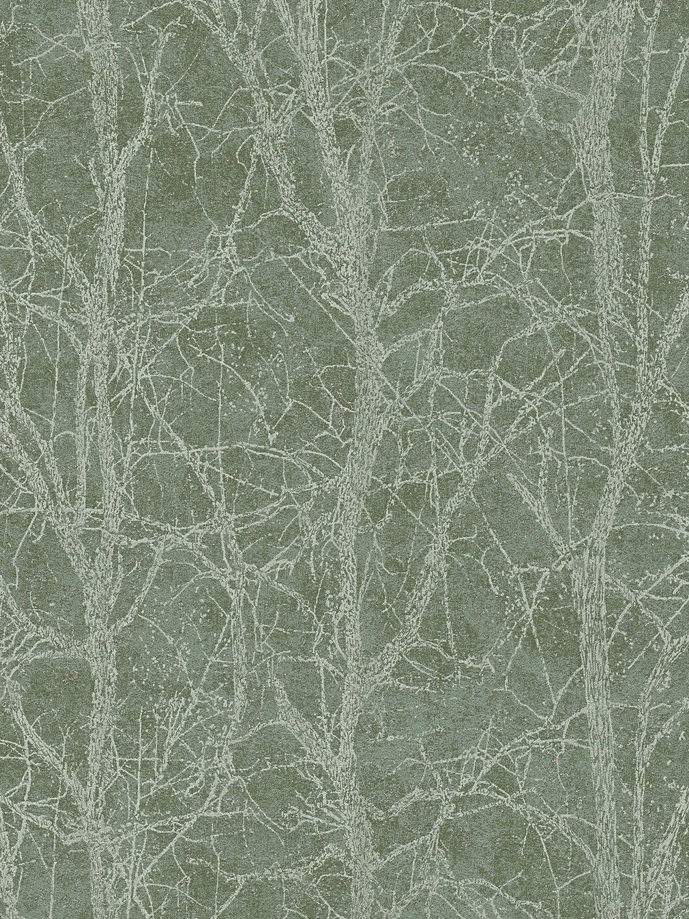 Image 2 of 4 of AS Creation Metropolitan Vibes Trees Grey Non woven Wallpaper