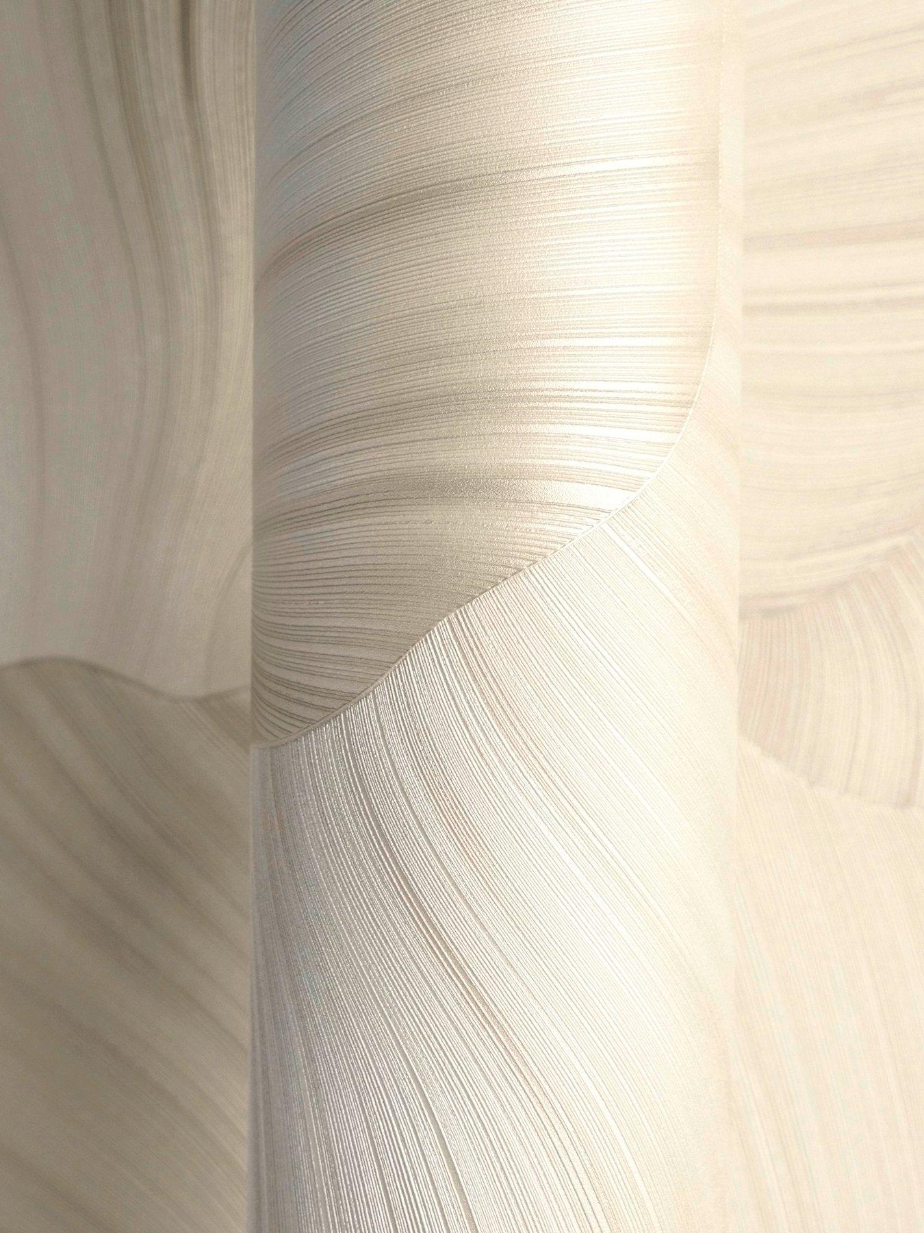 Image 3 of 6 of AS Creation Trend Scallop Beige Non woven Wallpaper