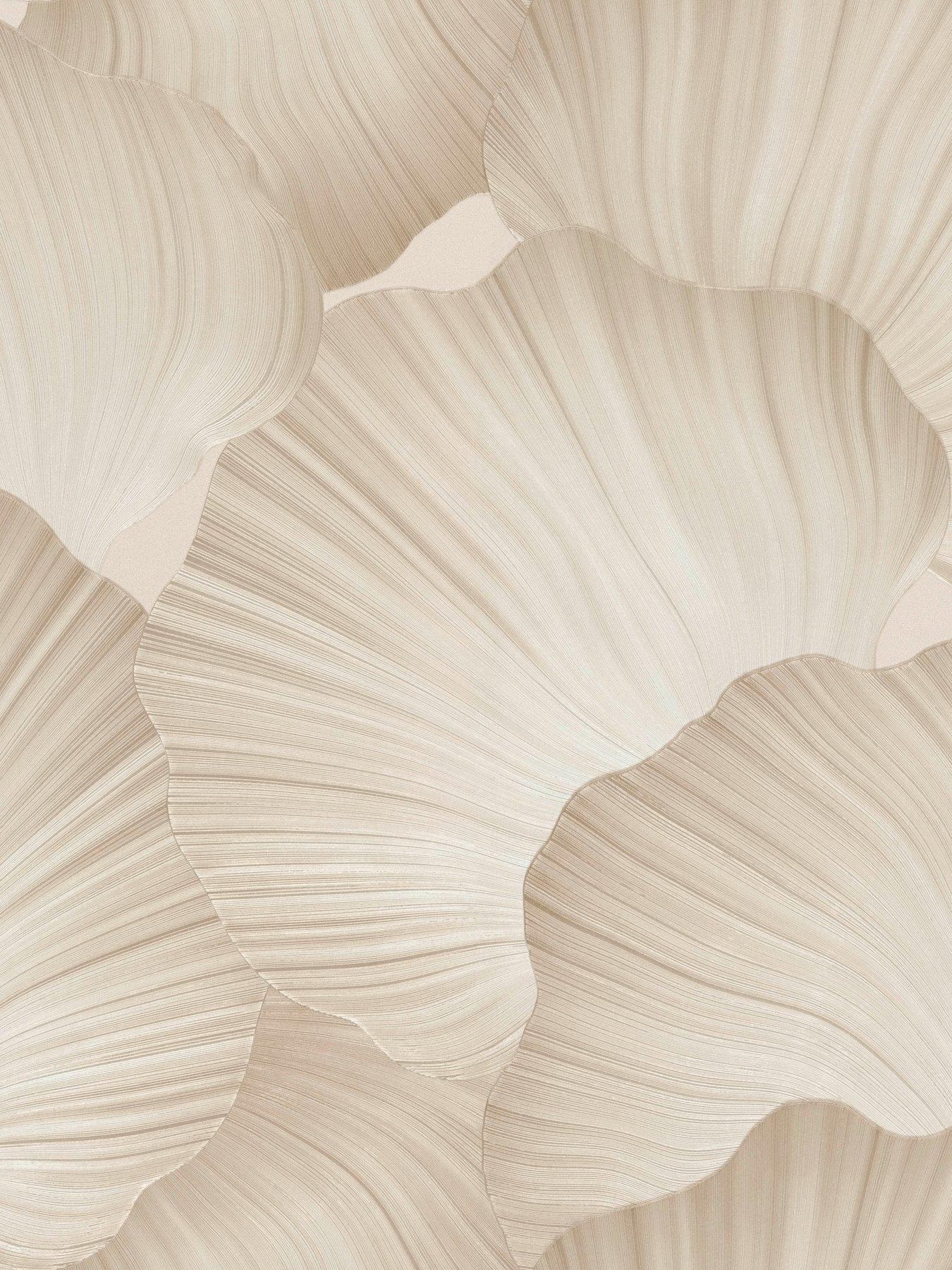Image 5 of 6 of AS Creation Trend Scallop Beige Non woven Wallpaper