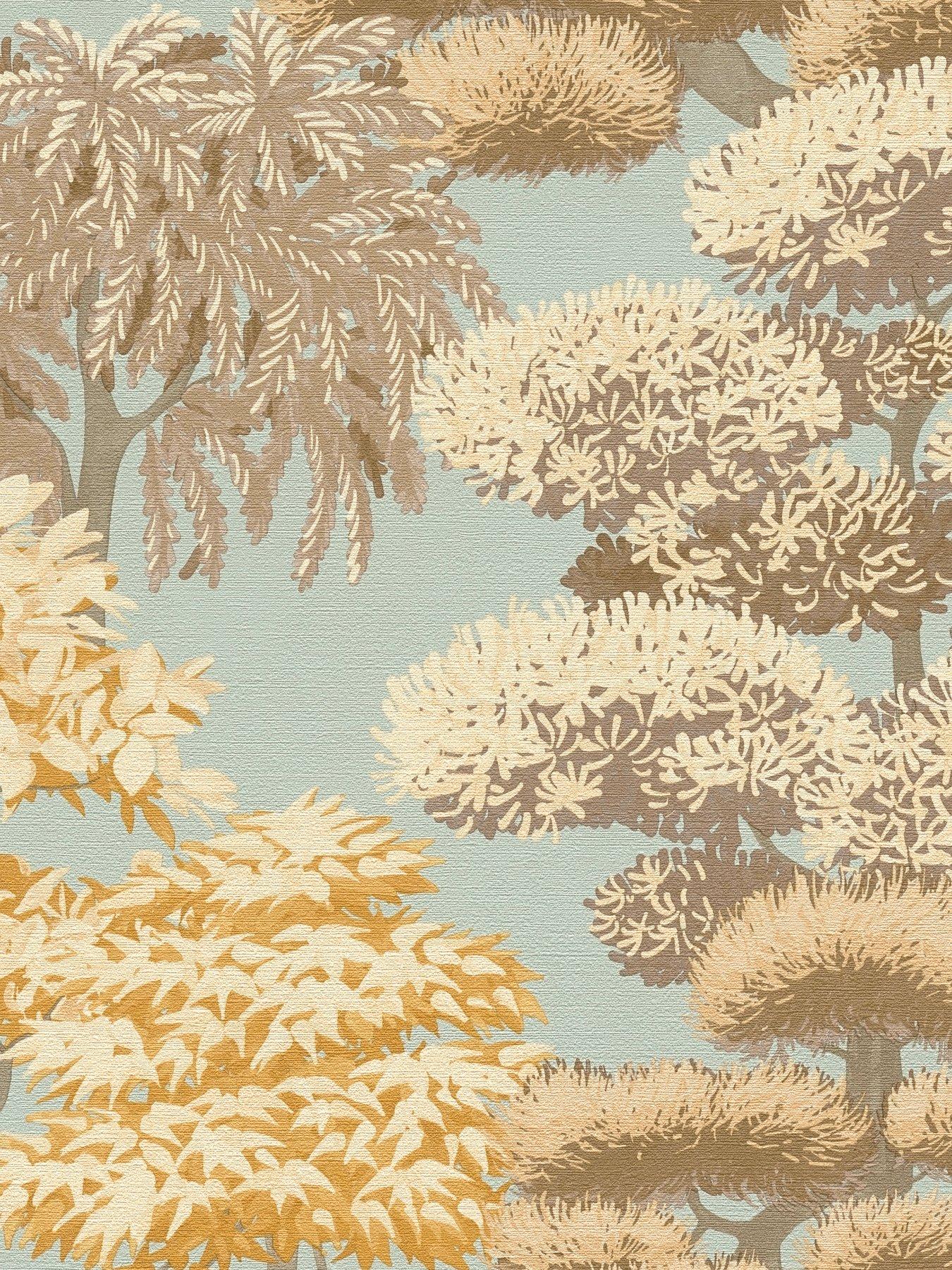 Image 2 of 5 of AS Creation Cuba Bonsai Beige Non Woven Wallpaper