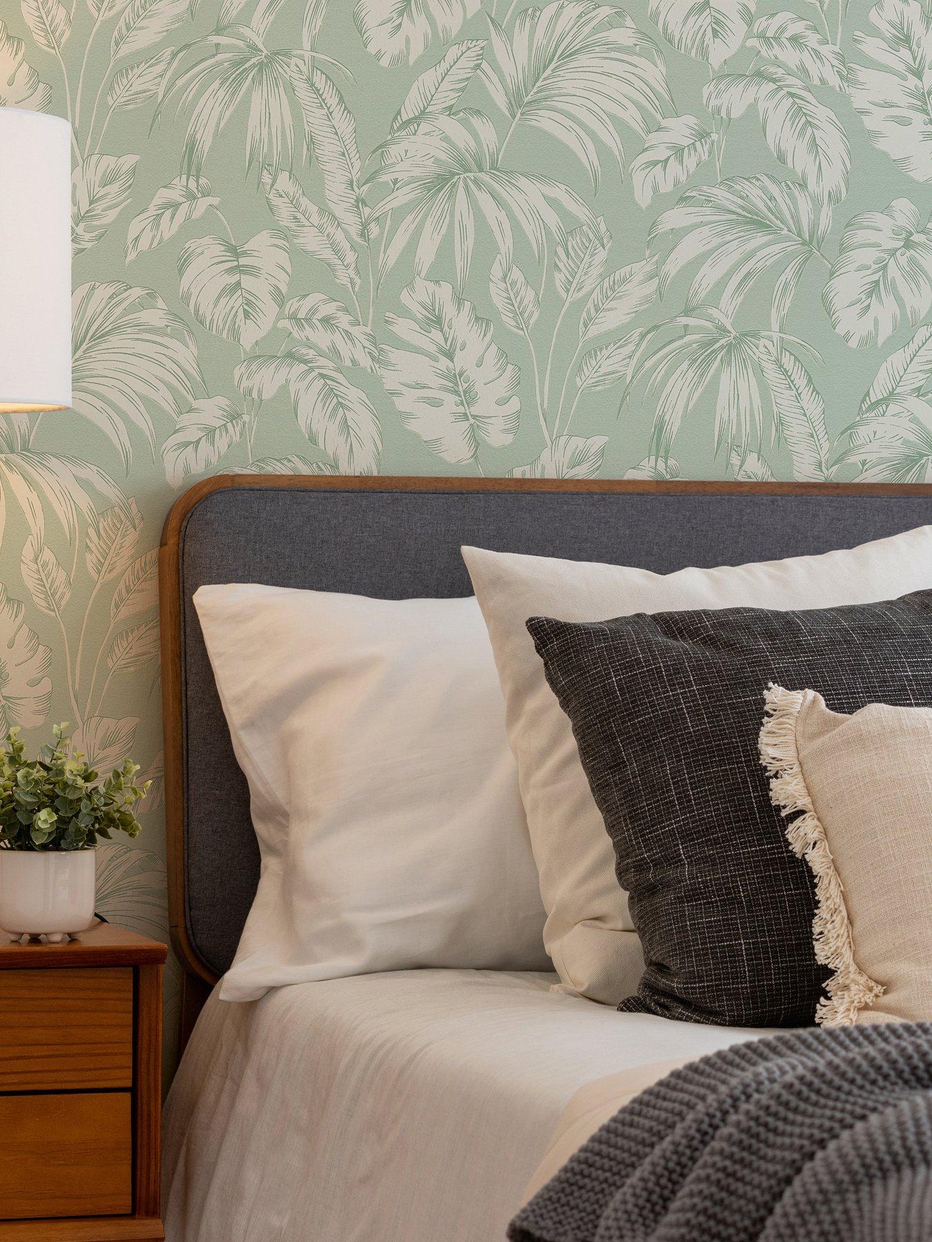 AS Creation Attractive Havana Leaf Green Non woven Wallpaper