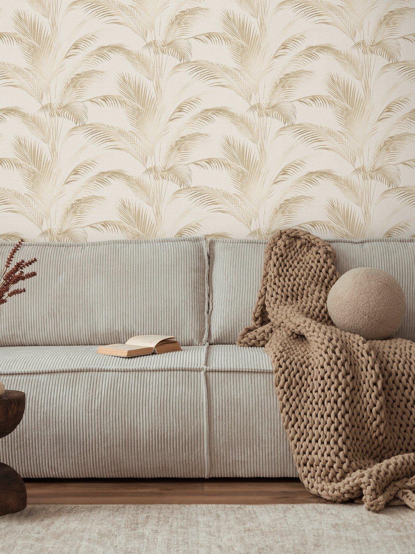 Image 1 of 5 of AS Creation Michalsky 6 Palm Cream Beige Wallpaper