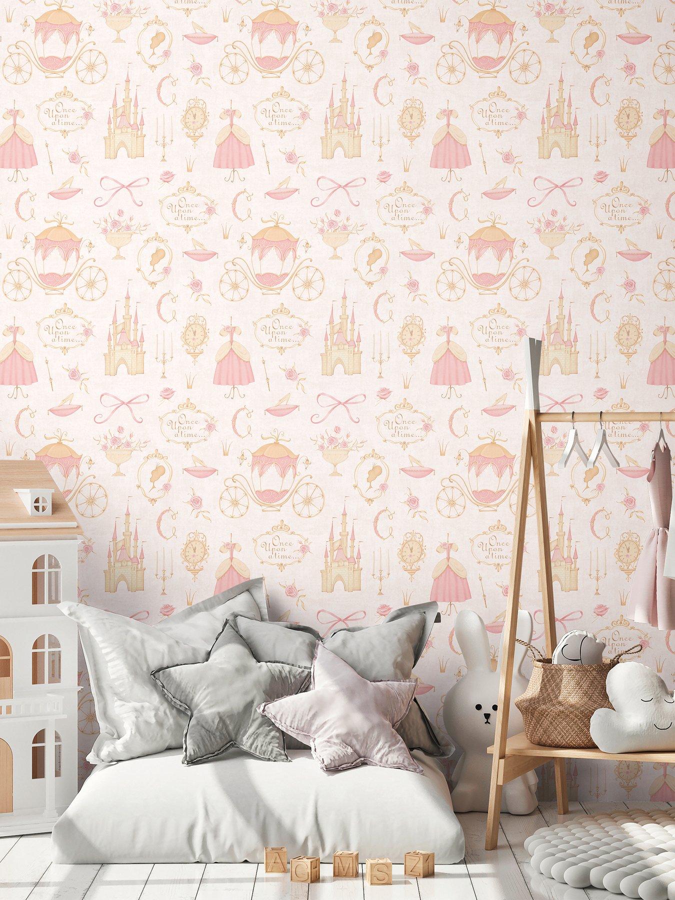 Image 6 of 6 of AS Creation Lilly and Luis Princess Pink Cream Wallpaper