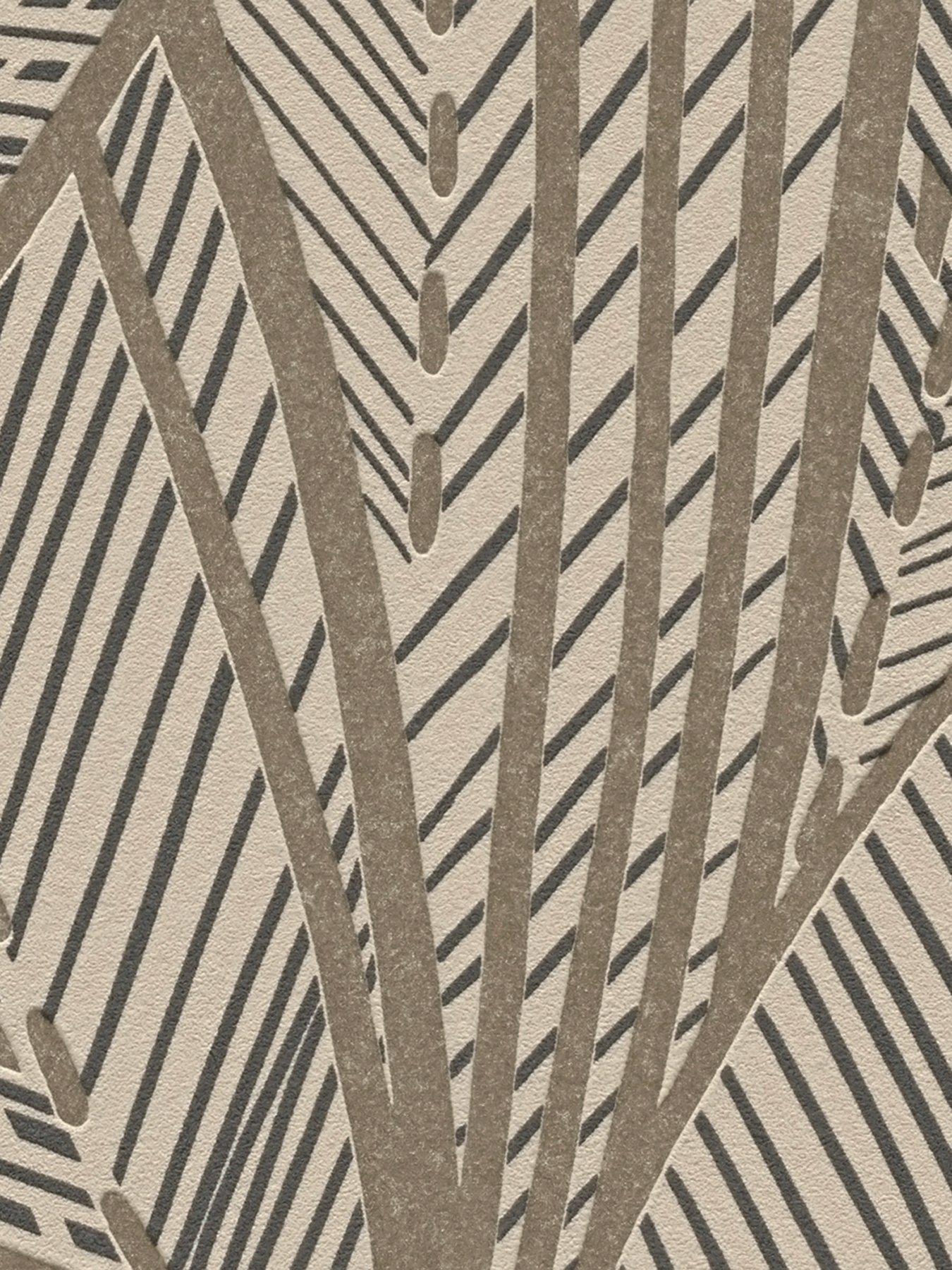 Image 3 of 5 of AS Creation French Affair Taupe Wallpaper