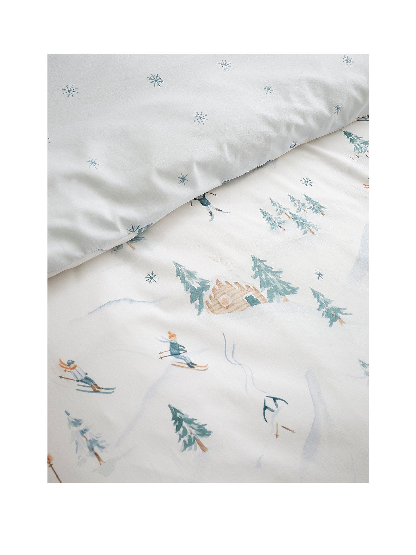 Image 2 of 4 of Dreams & Drapes Ski Village Duvet Cover Set In Natural