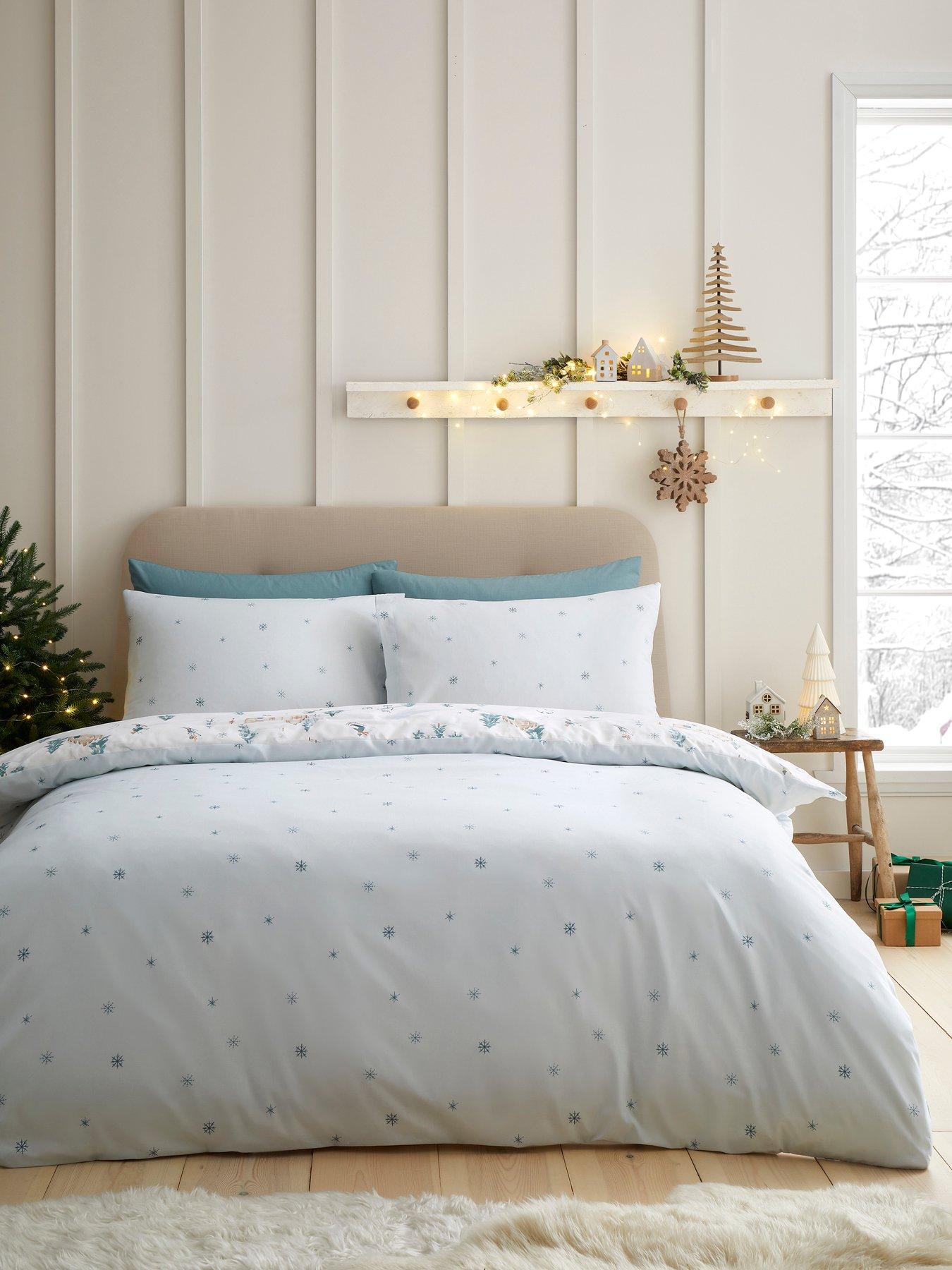 Image 4 of 4 of Dreams & Drapes Ski Village Duvet Cover Set In Natural