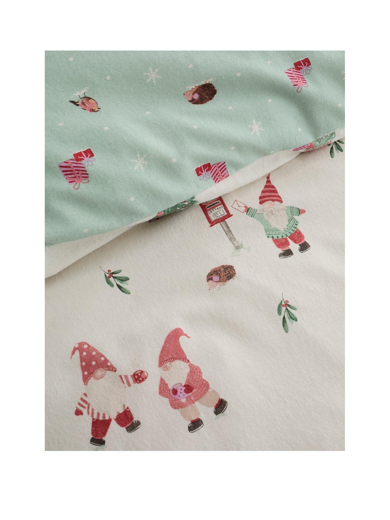 Image 2 of 4 of Fusion Christmas Gonks Duvet Cover Set In Natural