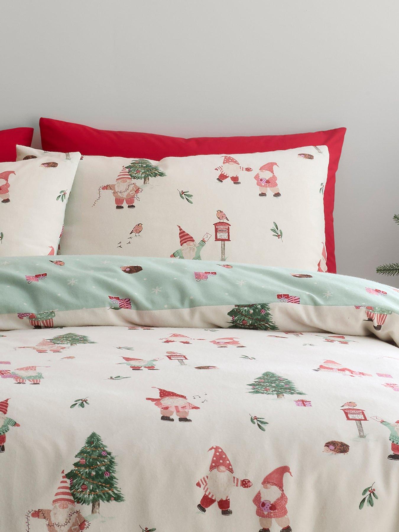 Image 3 of 4 of Fusion Christmas Gonks Duvet Cover Set In Natural