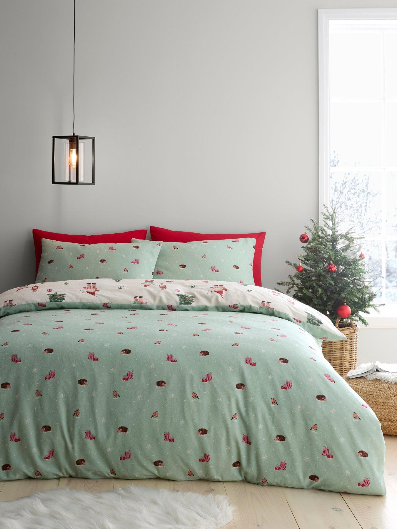 Image 4 of 4 of Fusion Christmas Gonks Duvet Cover Set In Natural
