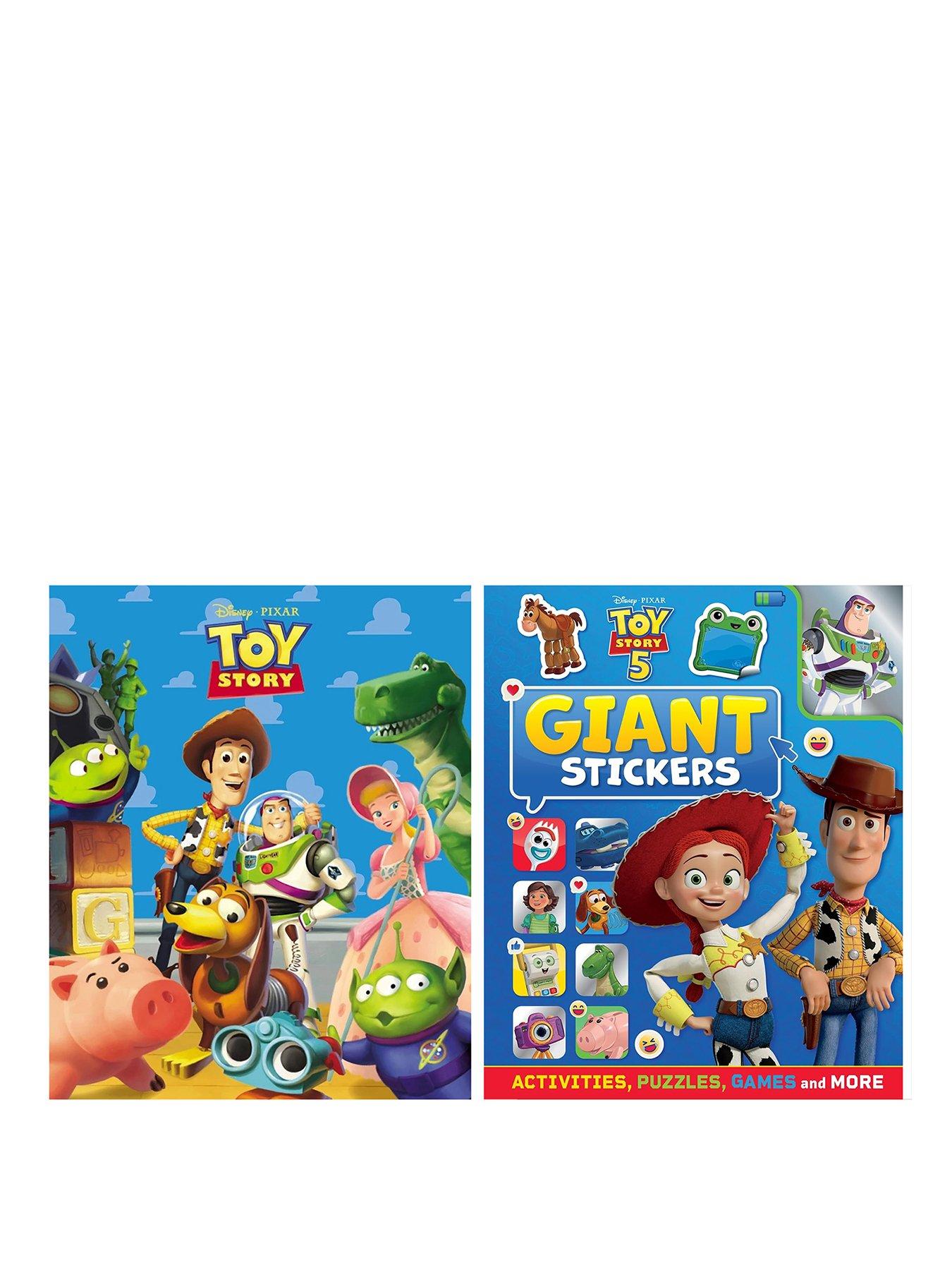 Disney Pixar Toy Story 5 Giant Stickers & Storybook 2 Book Bundle