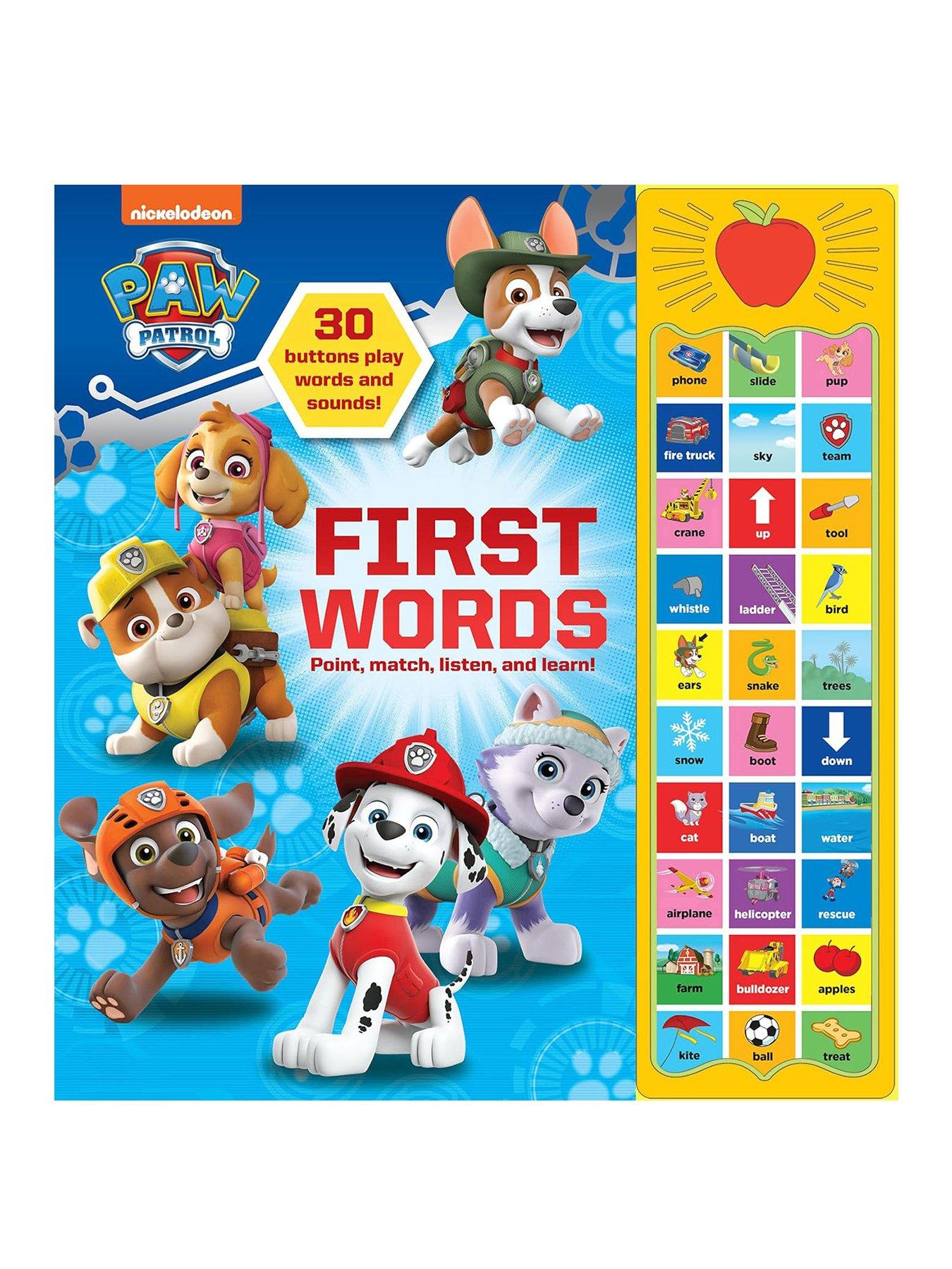 Paw Patrol First Words - 30-Button Sound Book