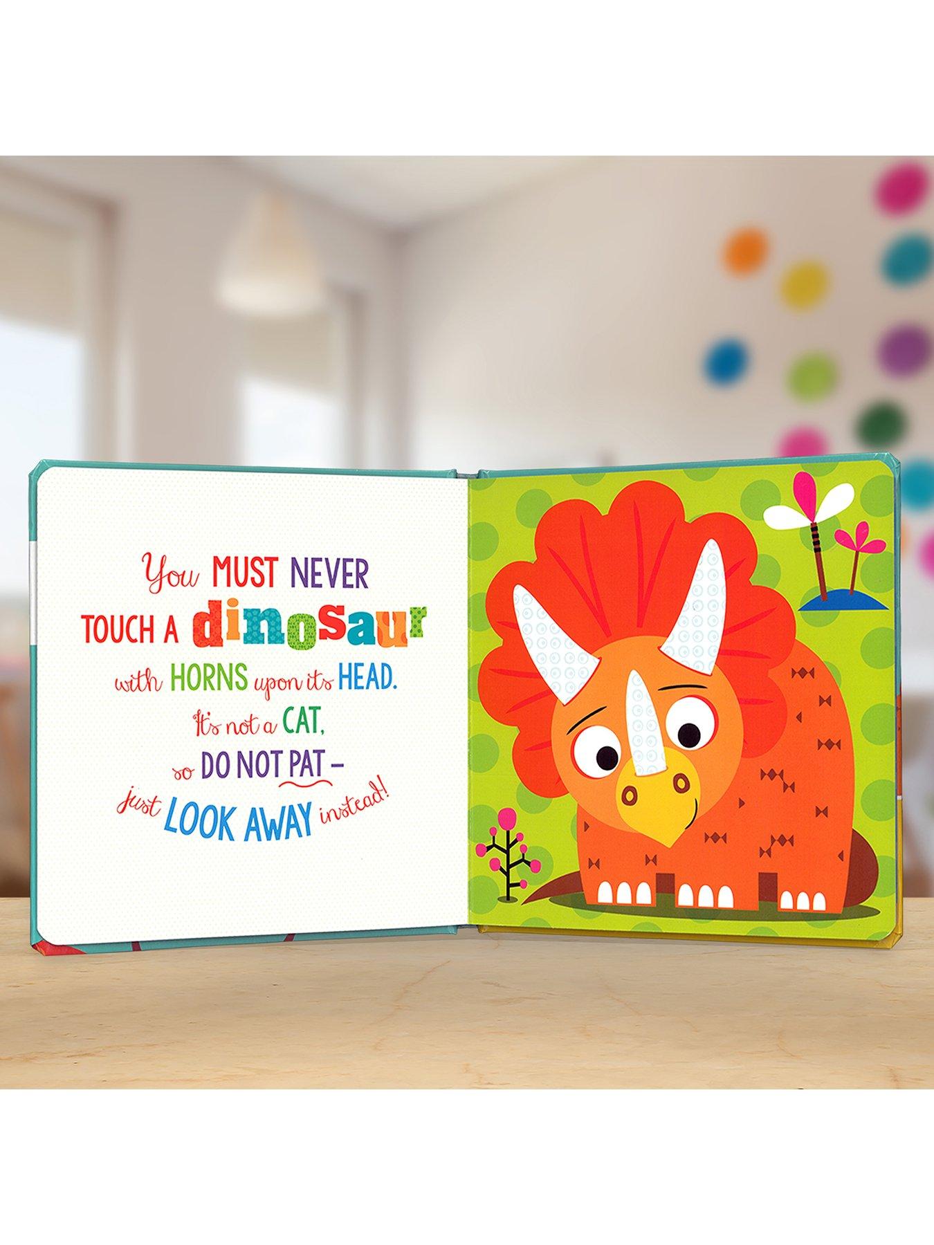 Image 5 of 5 of Never Touch a Dinosaur Book and Plush Boxset