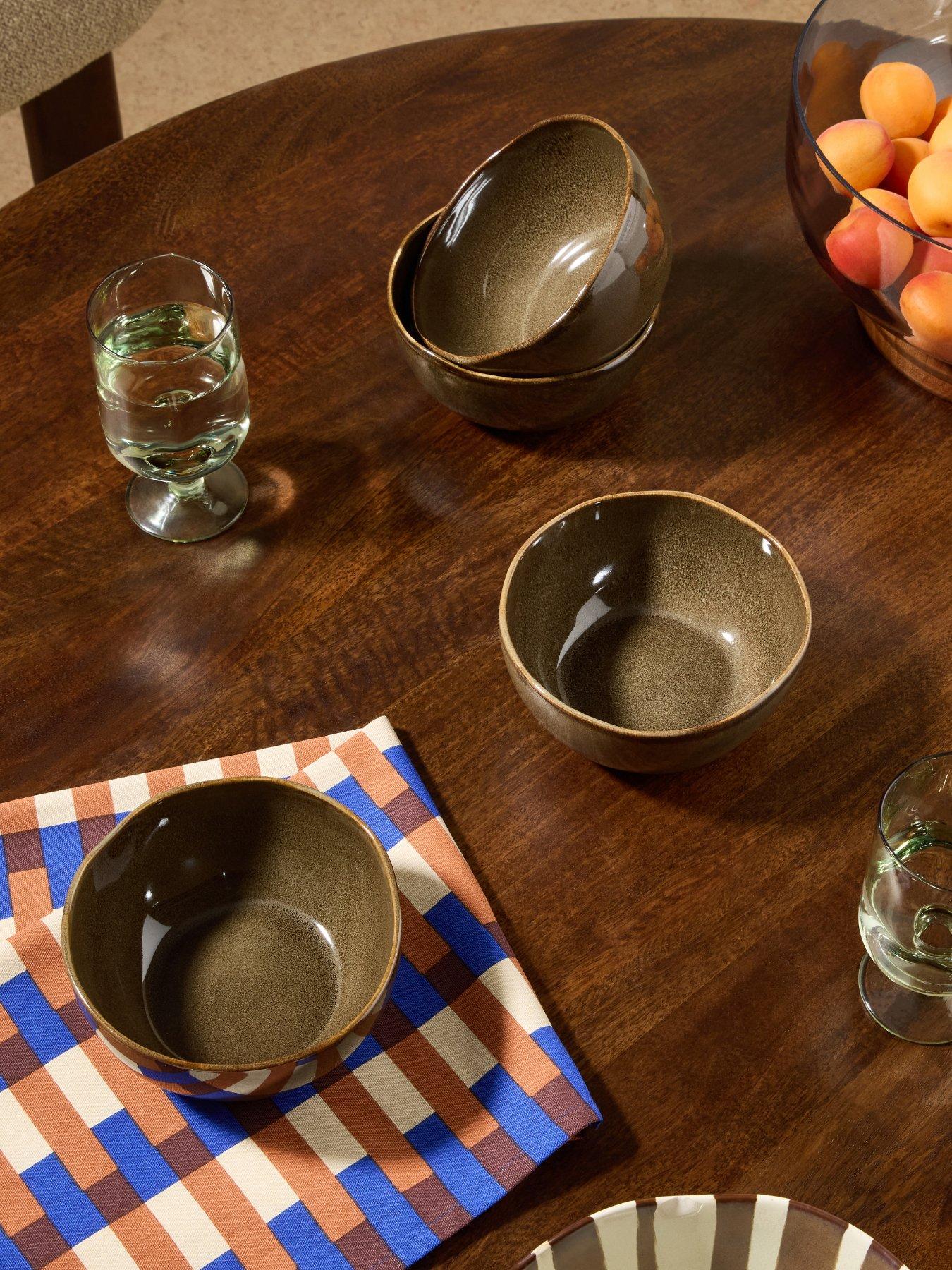 Made Travellers Rest Cereal Bowl Brown 4pk