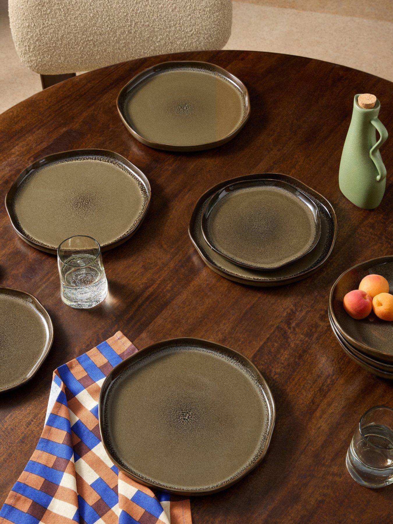 Image 1 of 6 of Made Travellers Rest Dinner Plate Brown 4pk