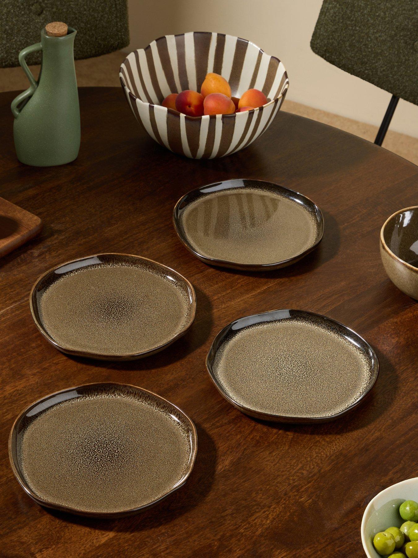 Image 1 of 7 of Made Travellers Rest Side Plate Brown 4pk