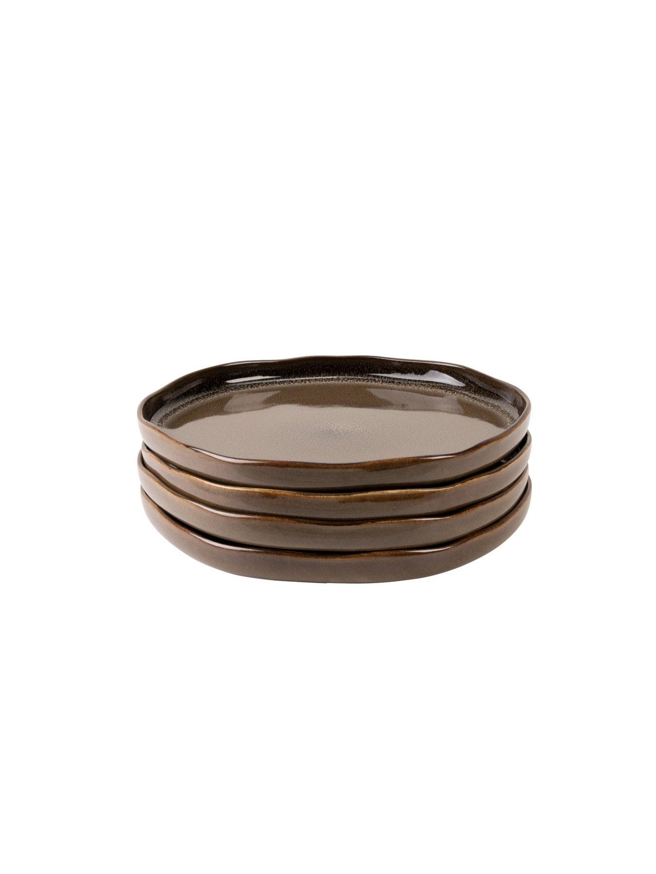 Image 4 of 7 of Made Travellers Rest Side Plate Brown 4pk