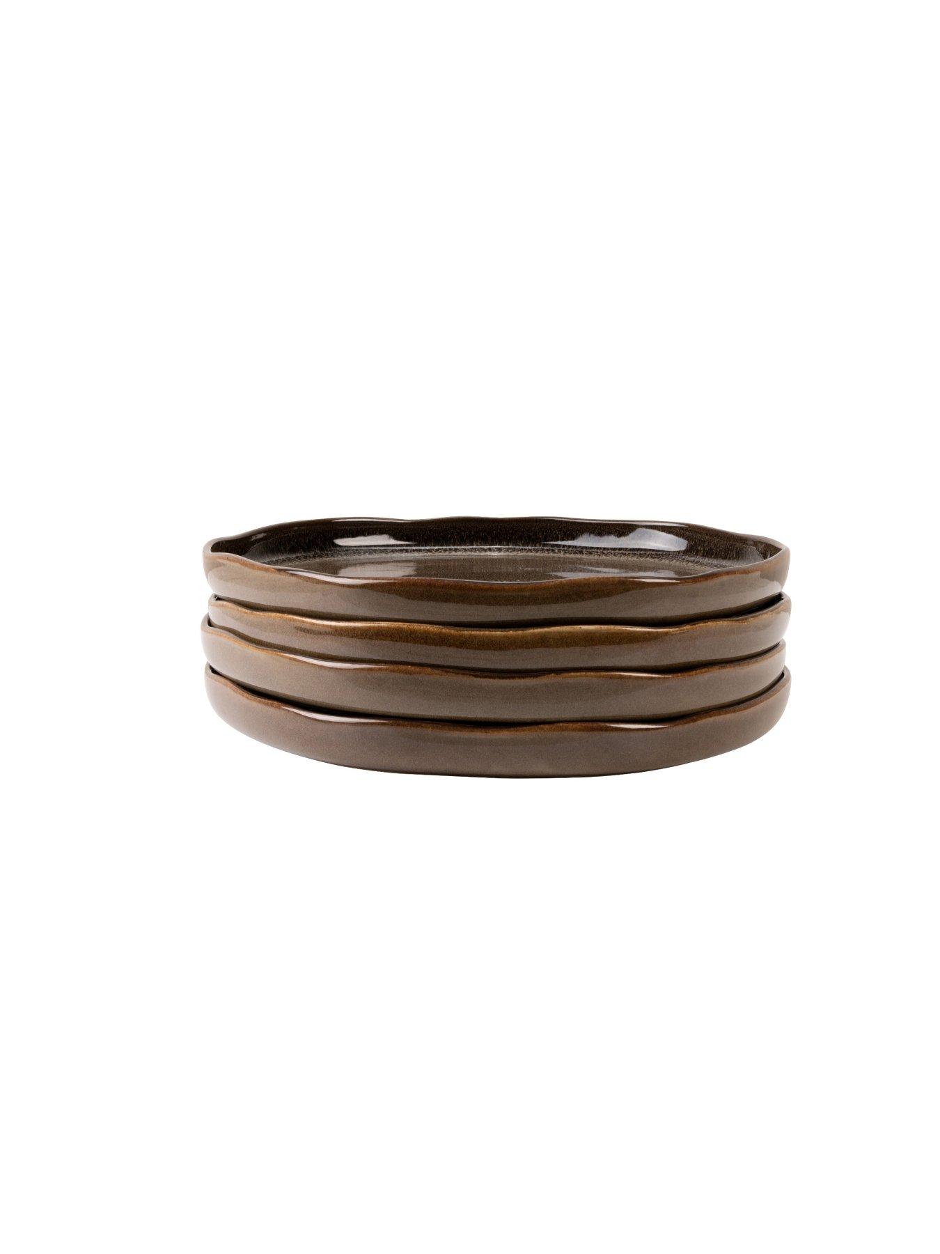 Image 5 of 7 of Made Travellers Rest Side Plate Brown 4pk