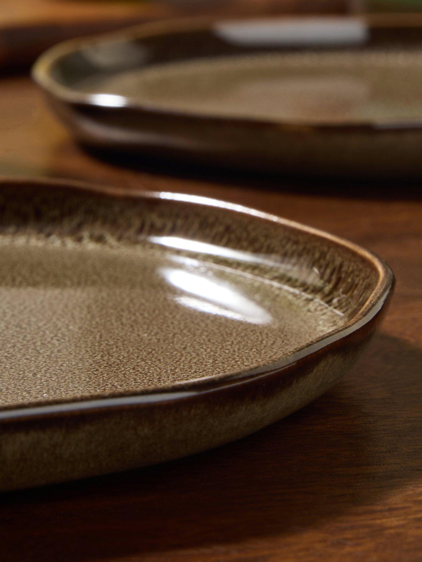Image 6 of 7 of Made Travellers Rest Side Plate Brown 4pk
